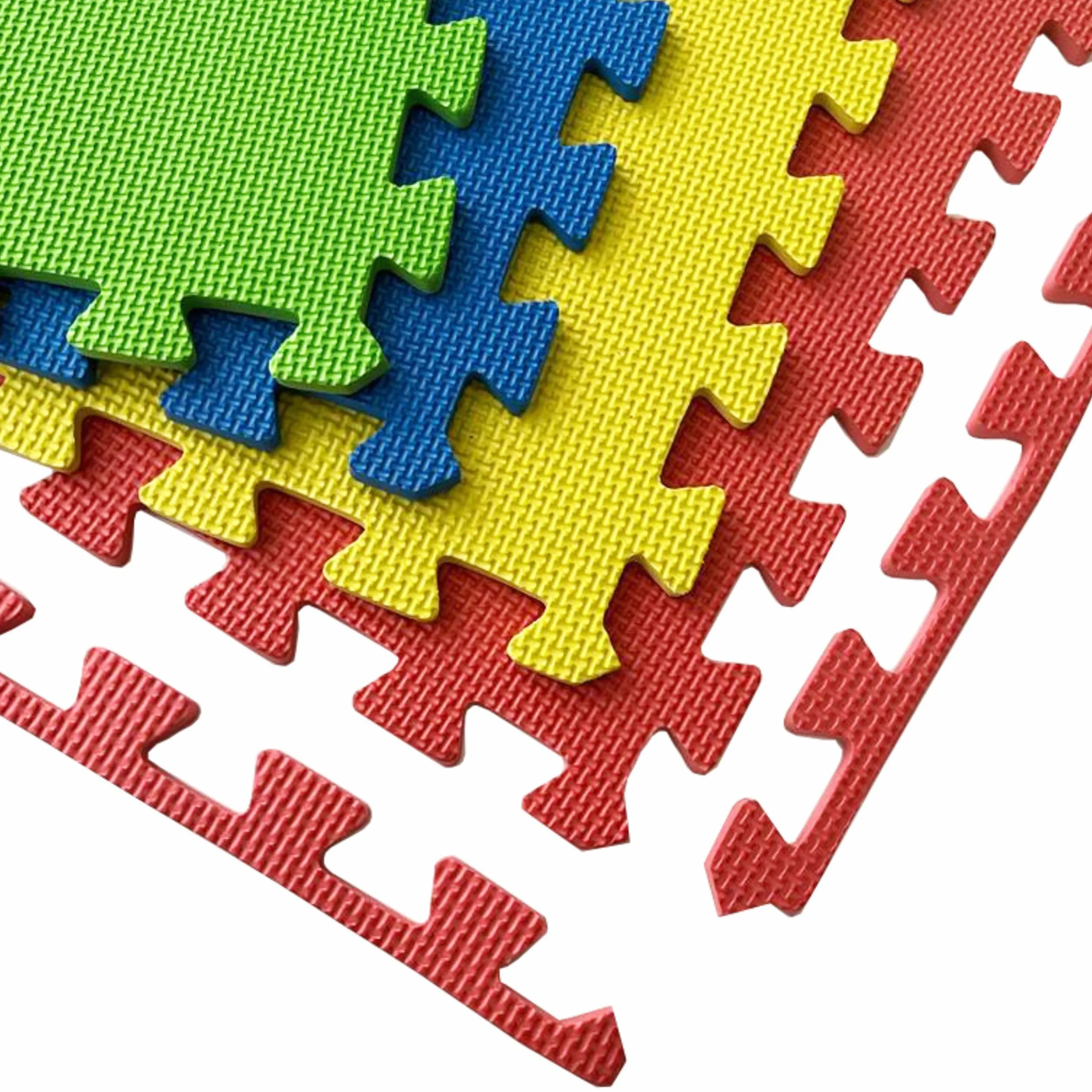 SUELOSPORT Alfombra Puzzle para Bebés y Niños Acolchada, Tapete Juego Infantil 60x60cm, Manta Juegos Gateo Bebes, Colchoneta para Jugar en el Suelo, Tapete Actividades - 12 Piezas (4,32 m²)