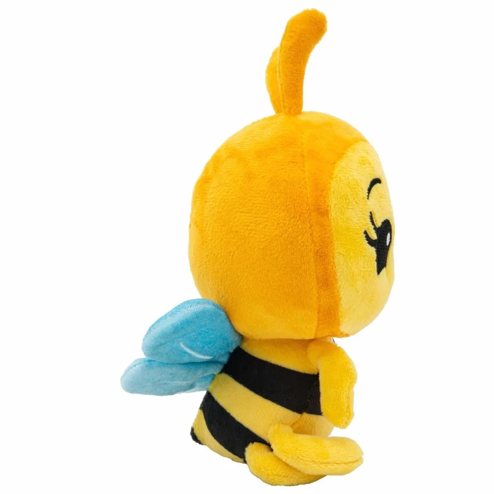 BANDAI Plim Plim – Peluche Musical Abejita PL85026 de 20 cm – XL Interactivo con música “Abejita Chiquita”, alas Crunchy y diversión sensorial para niños