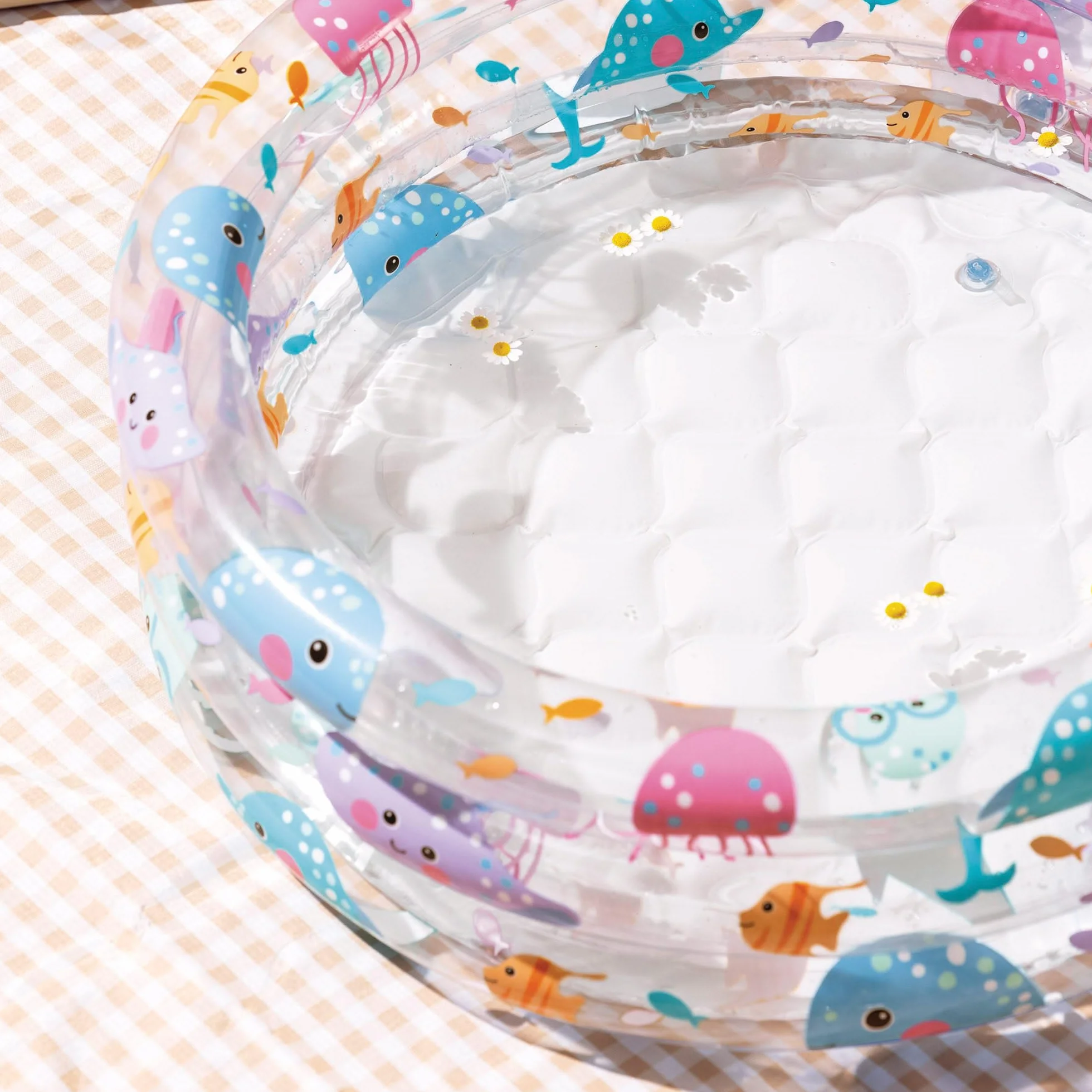Intex 57106NP - Piscina Hinchable Colores con Base Hinchable 61 x 22 cm, 33 litros