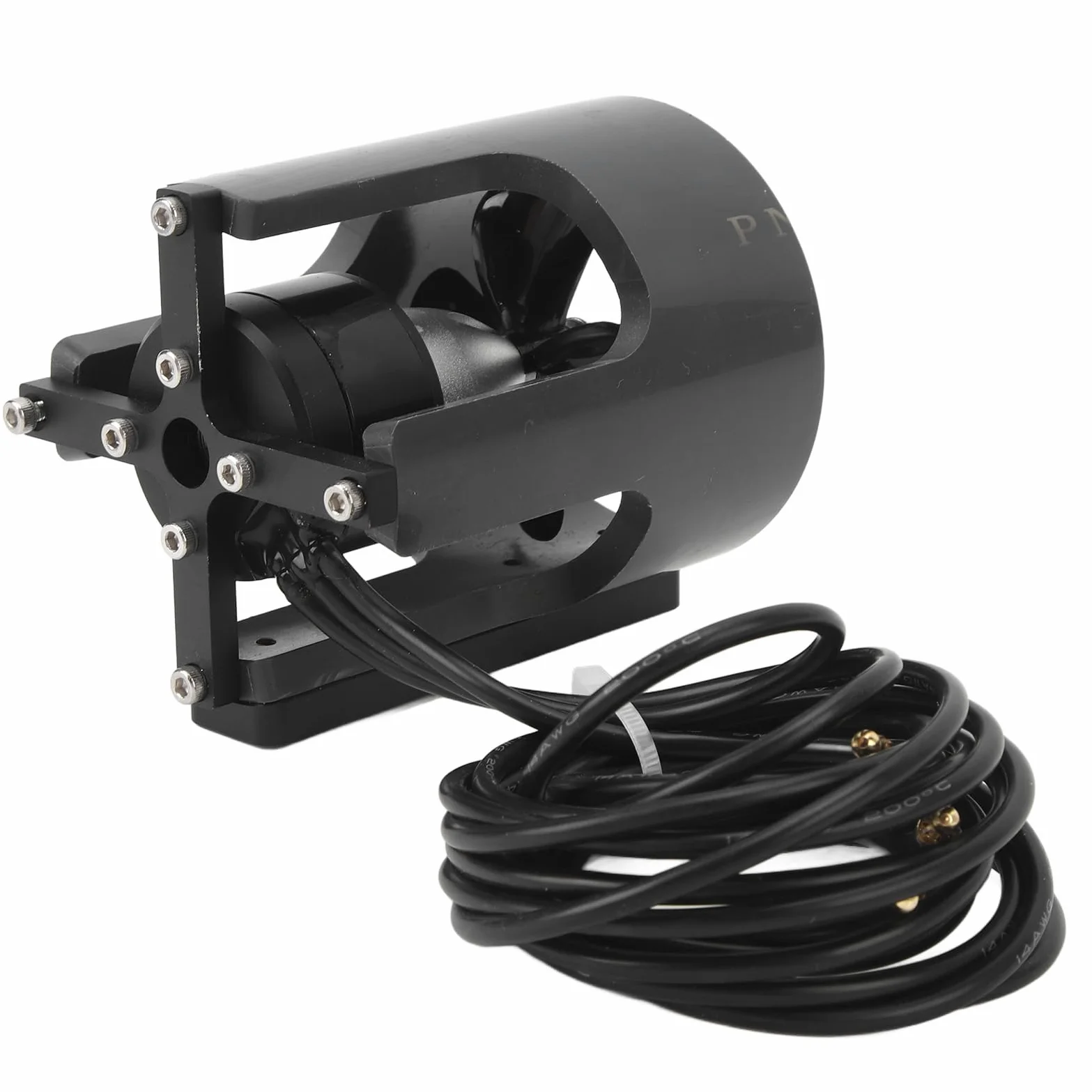 Propulsor Submarino KYO 4T PRO, 12 a 25,2 V Alto Rendimiento Propulsor Submarino del Motor Impermeable sin Escobillas, Kit de Motor de Kayak para Barco de Cebo de Pesca RC (CCW)