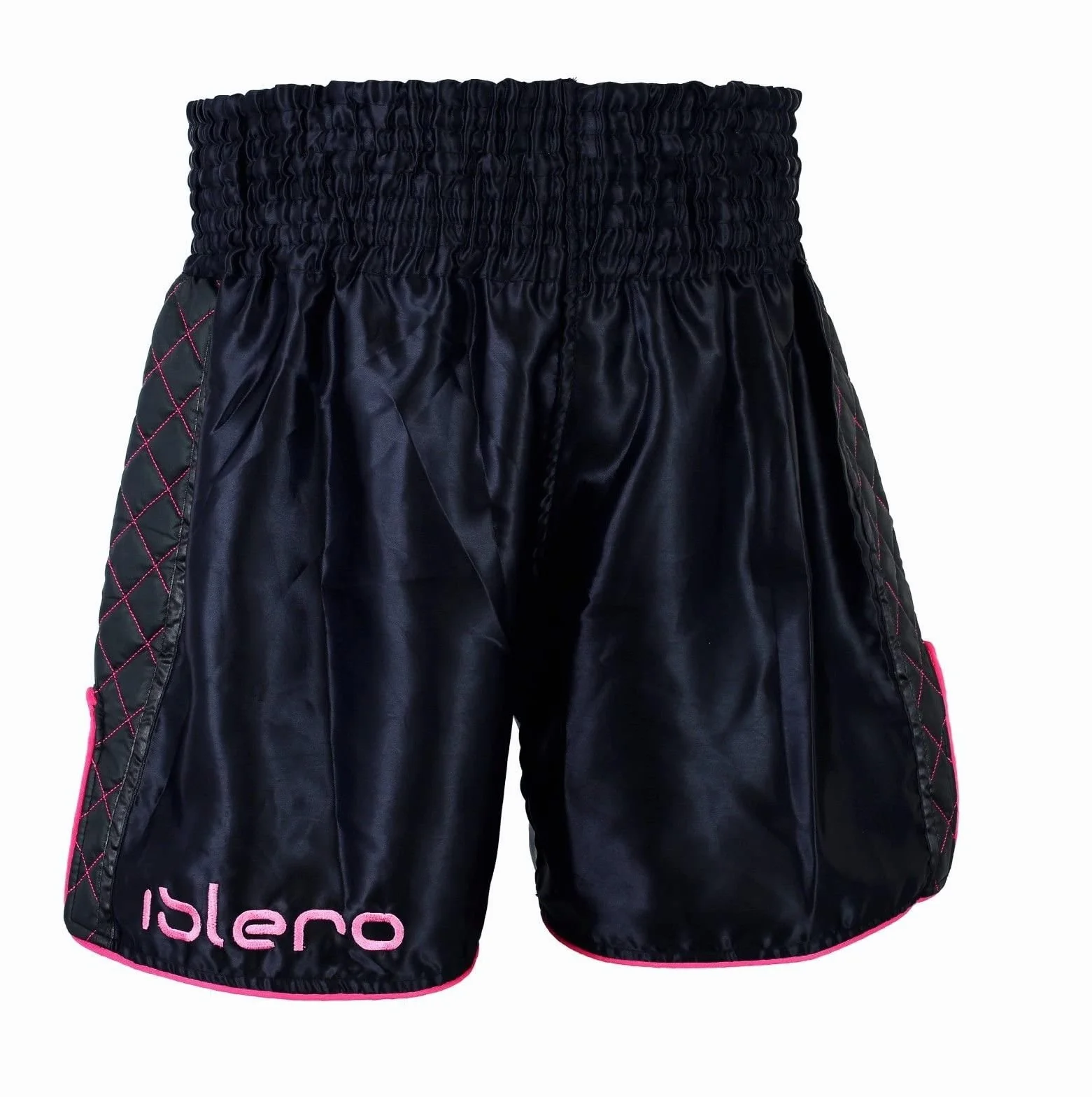Islero Pantalones Cortos de Muay Thai para Mujer Rosa