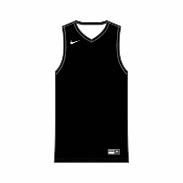 NIKE Mens Team25 Basketball Reversible Jersey Black