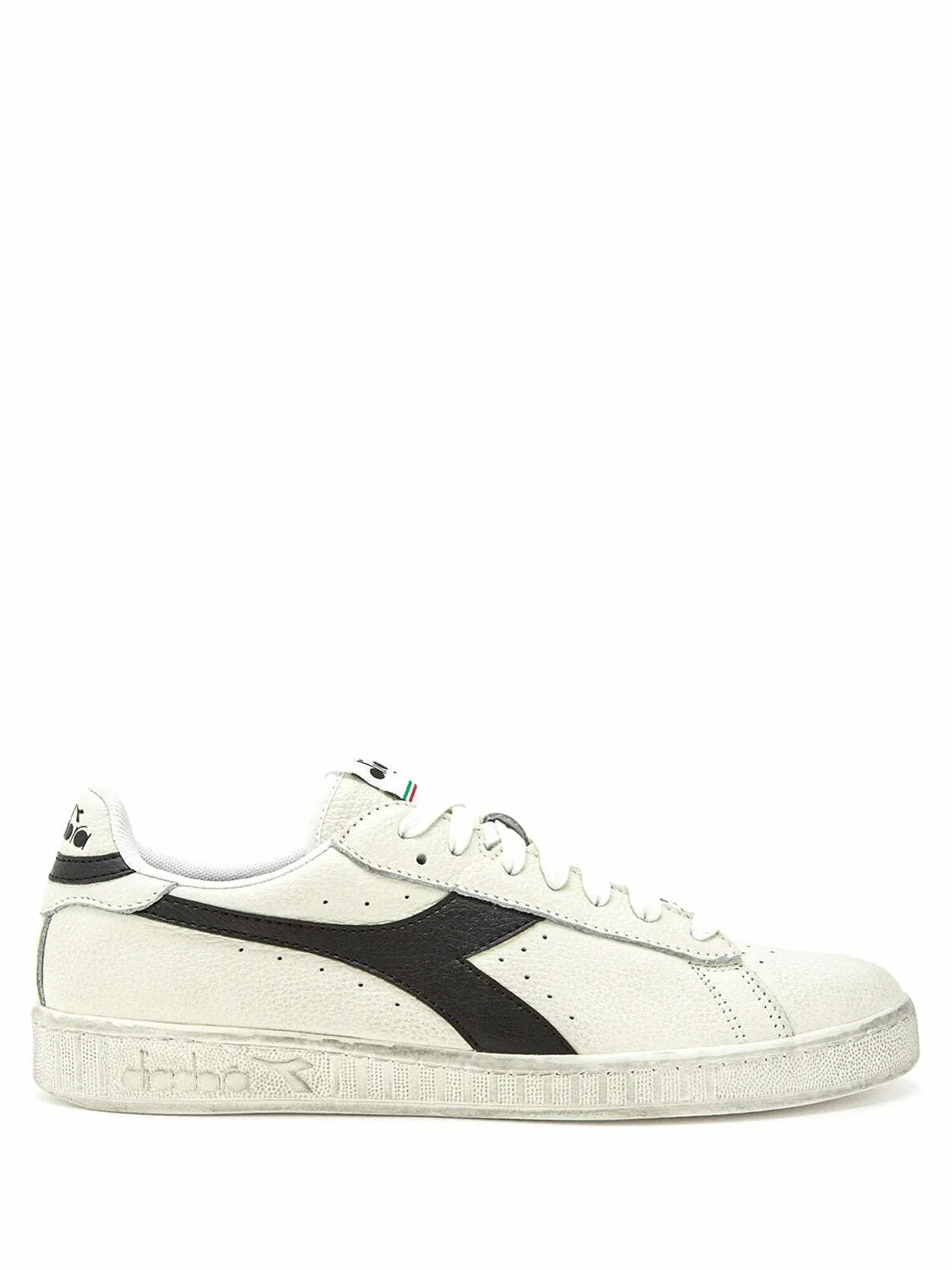 Diadora Game Low Waxed Bianco Rosso