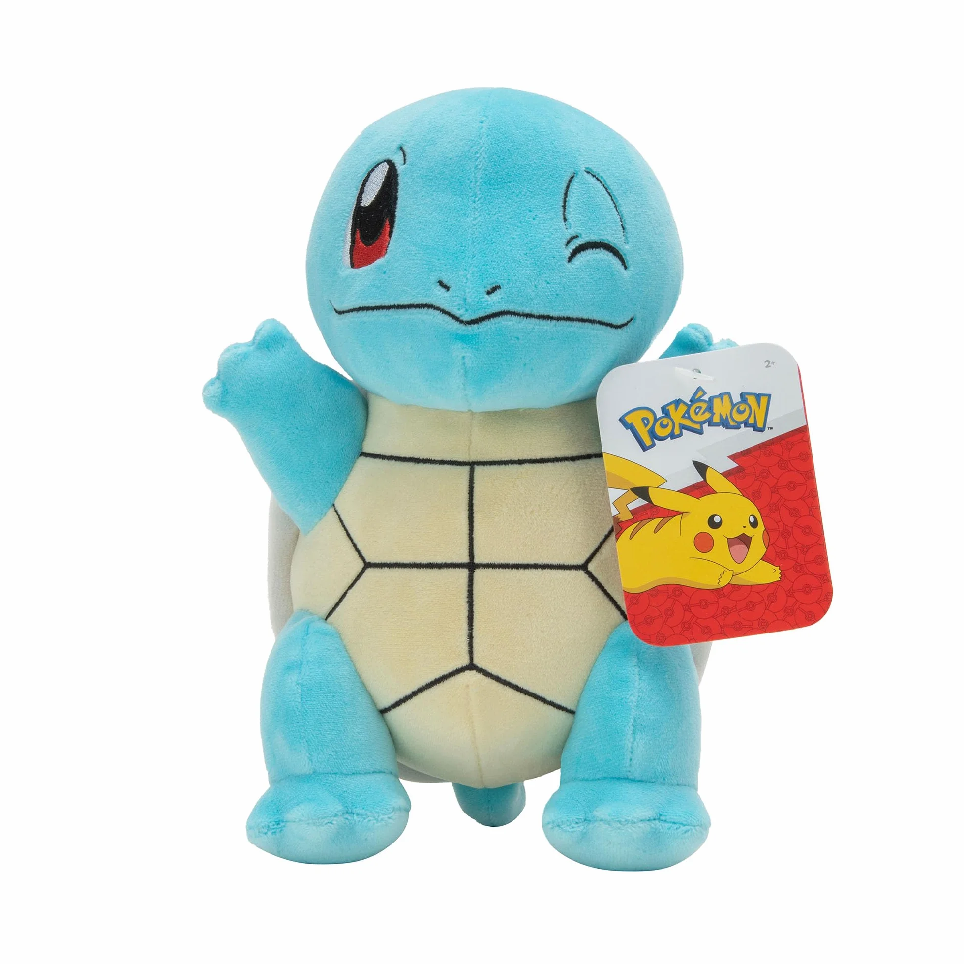 Pokémon Peluche Squirtle Peluche Suave de 20 cm con Detalles auténticos