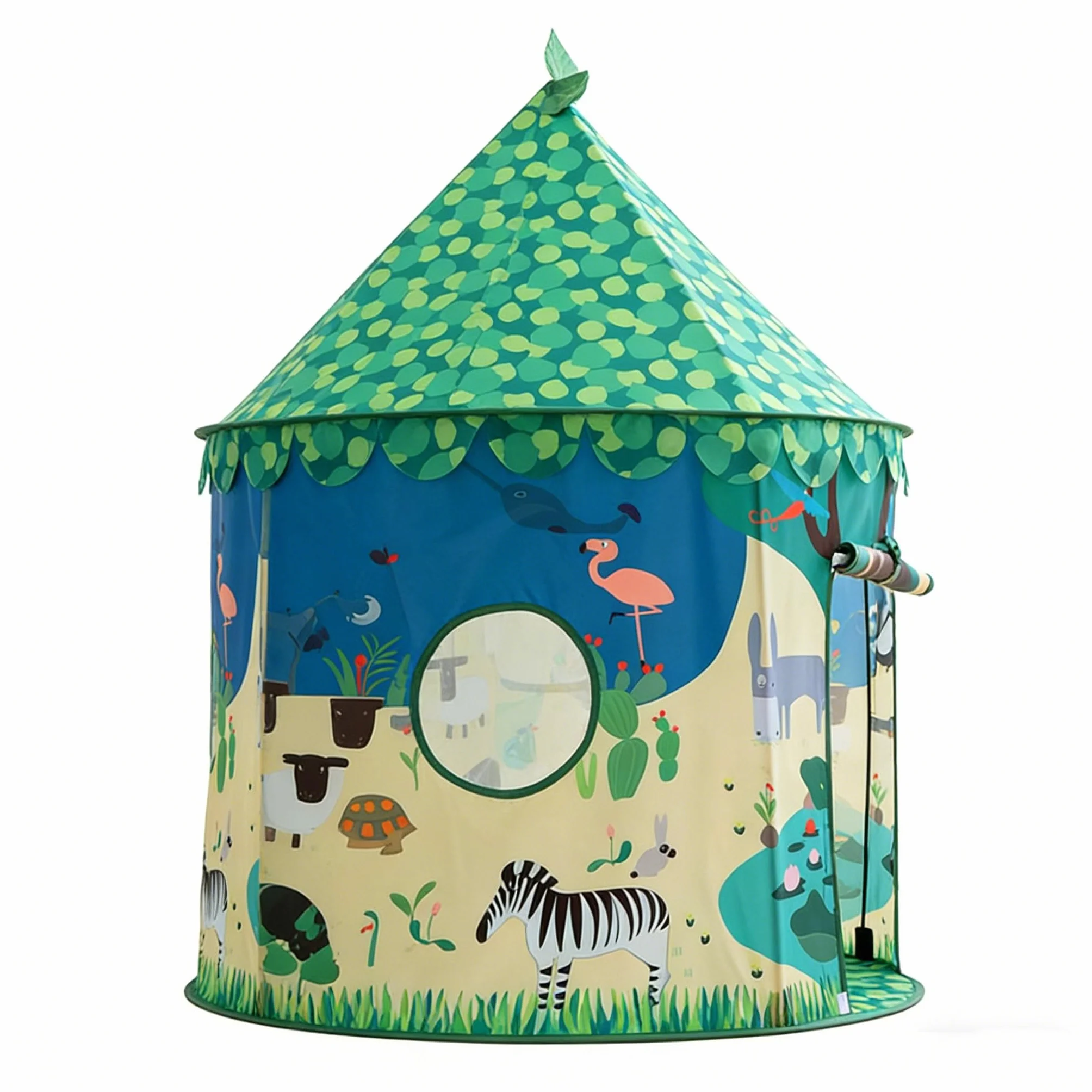 Tienda de campaña para niños, Tienda de campaña emergente para niños para diversión en Interiores y Exteriores, Juguete para niñas, casita de Juegos, diseño de yurta único