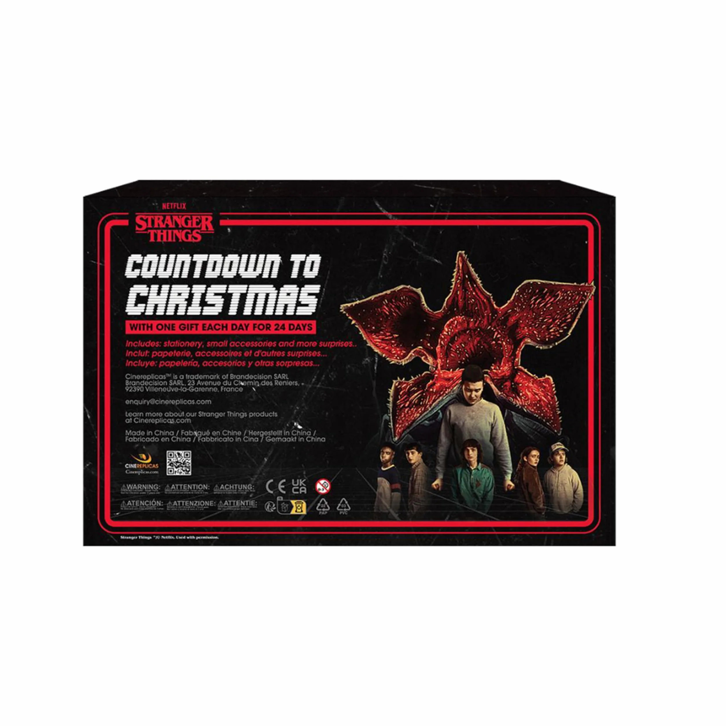 Cinereplicas - Stranger Things Calendario de Adviento Deluxe 2024 - Licencia Oficial
