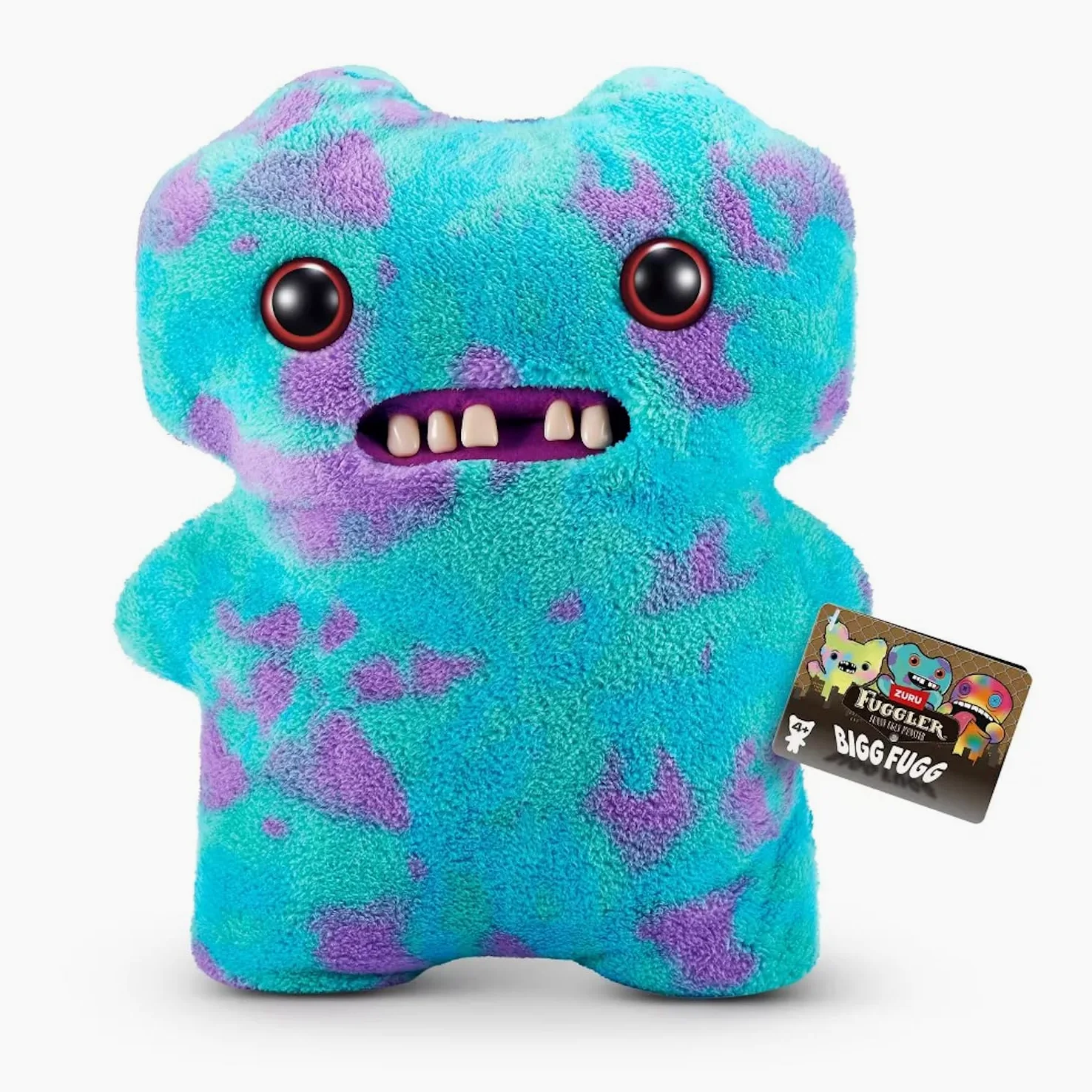 ZURU Fugglers Bigg Fuggs - Peluche grande y divertido de monstruo feo - 43 cm (Gaptooth McGoo)