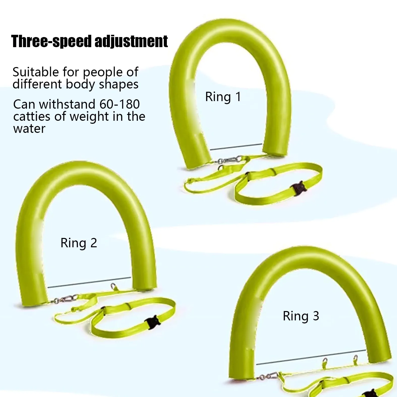 Flotador de natación | Entrenador de natación de alta visibilidad | Cinturón flotante entrenamiento | Para aguas libres lago río mar estanque principiantes deportivos entusiastas fitness