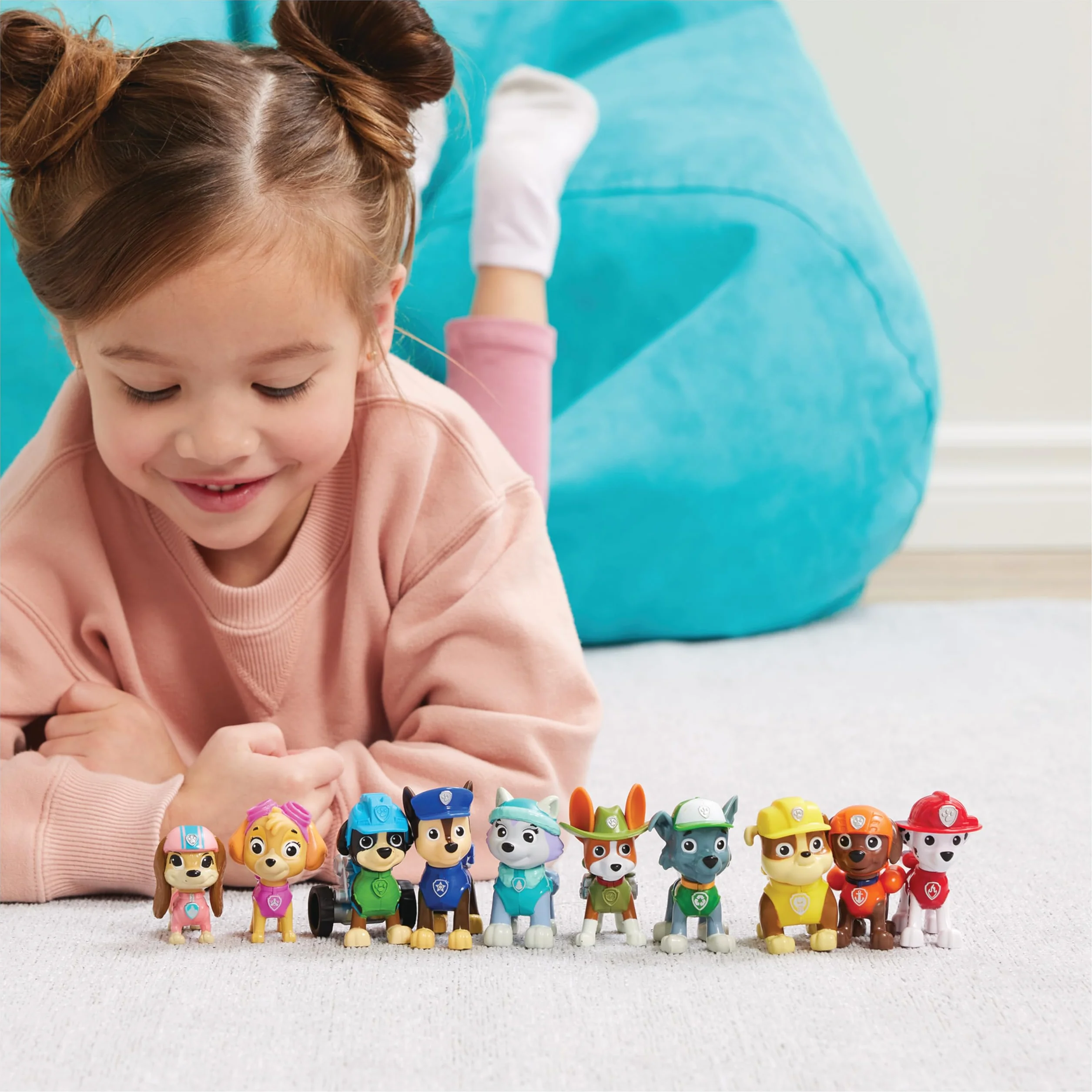 Paw Patrol Patrulla Canina - Pack 10 Figuras Coleccionables 10º Aniversario - Patrulla Canina Juguetes - Juguetes Niños 3 Años + - Regalo Niño 3 Años +