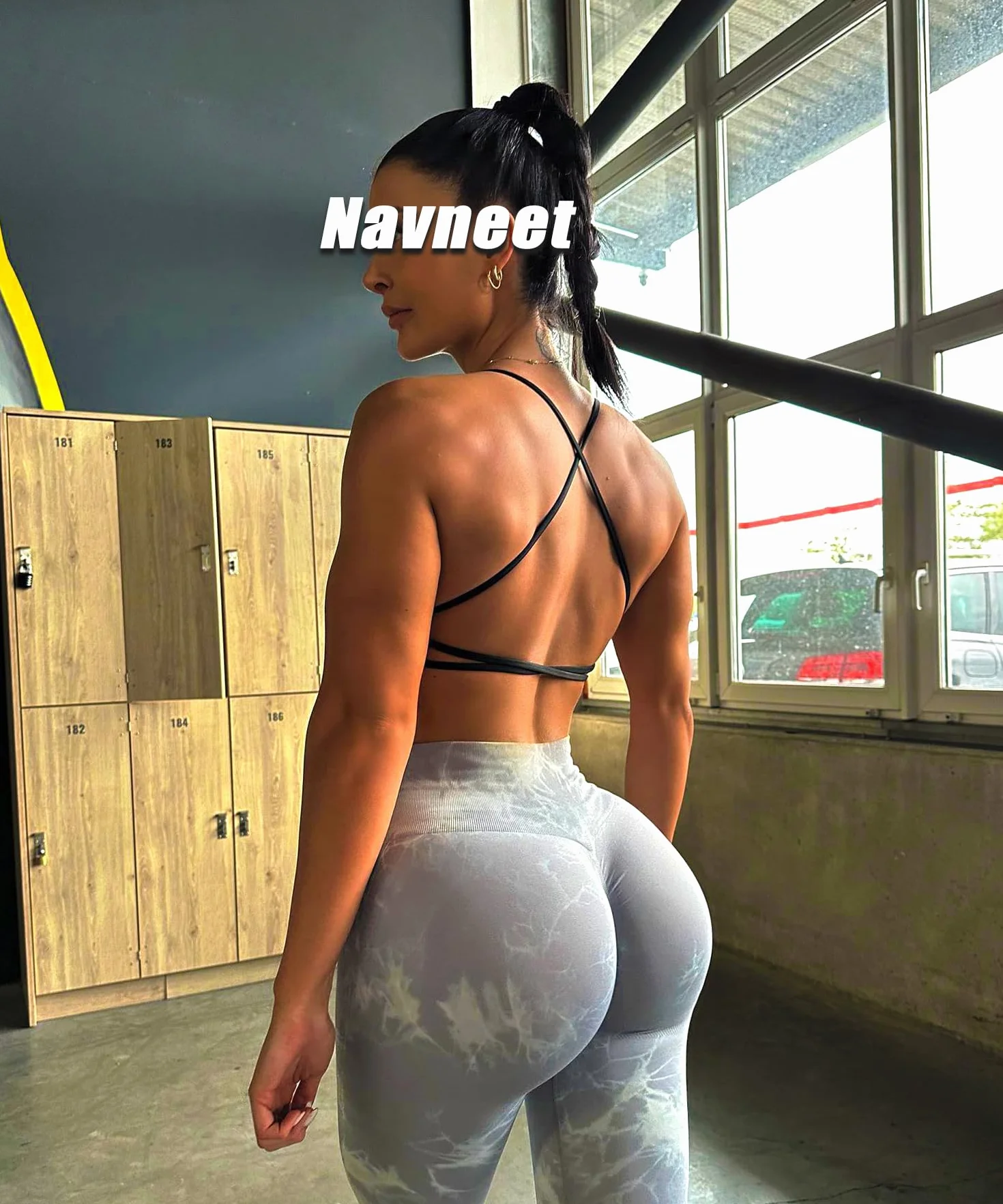 Navneet Sujetador Deportivo Mujer Espalda Descubierta sin Espalda Top Deportivo