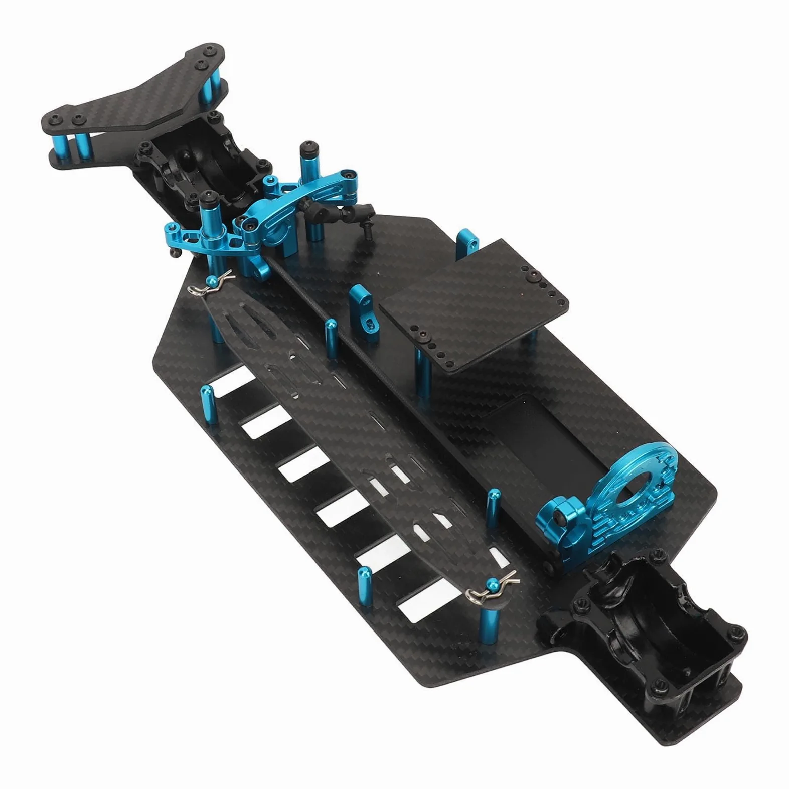 Chasis de Fibra de Carbono para Coche RC, Chasis de Coche RC Resistente, Ligero, de Alta Resistencia para TT02B