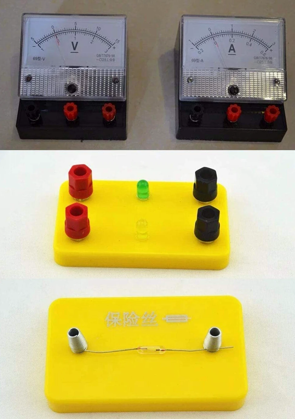 Equipos de enseñanza de laboratorio Cajas para experimentos de física Cajas para equipos eléctricos Equipos para experimentos de estudiantes Material didáctico para experimentos de bricolaje