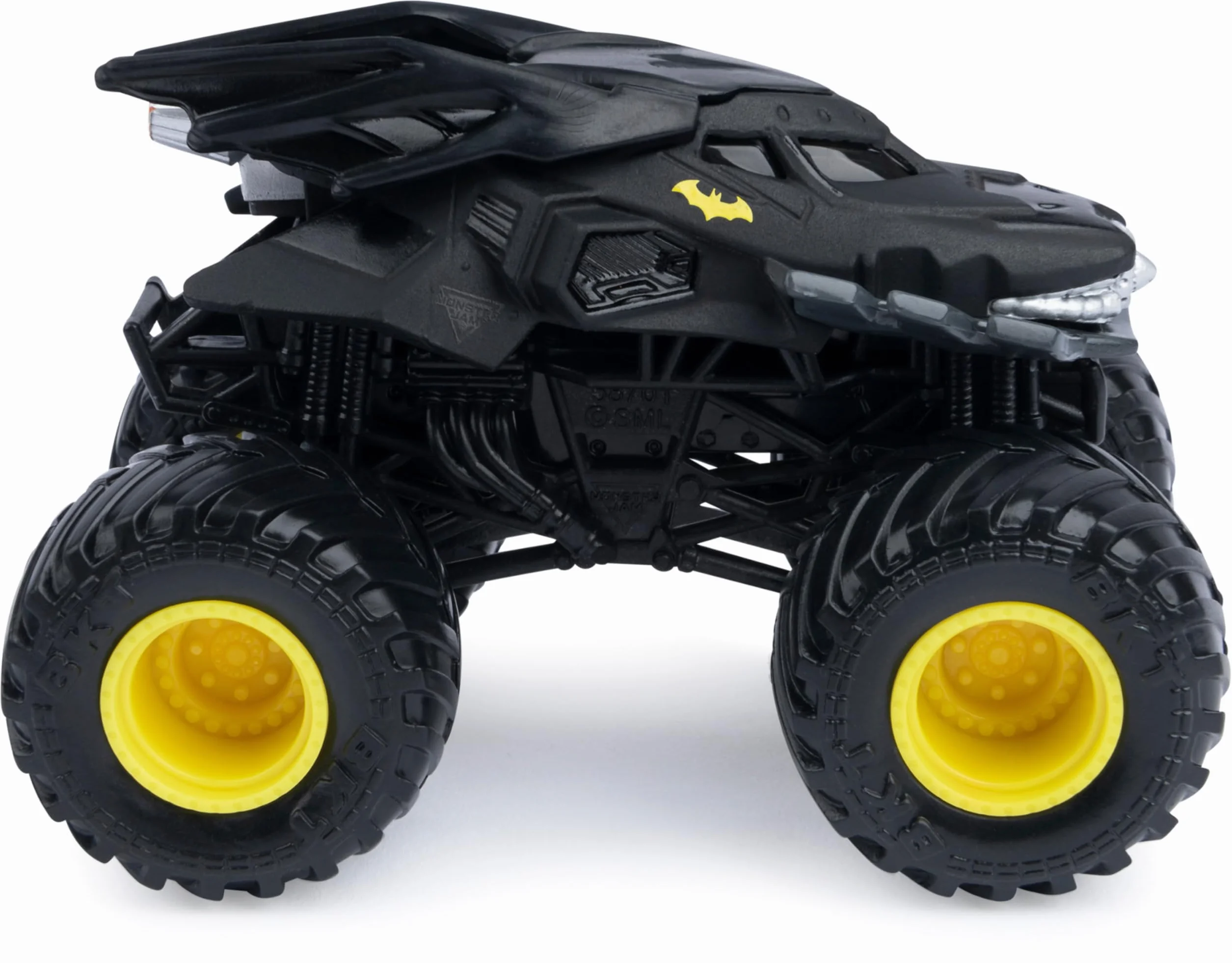 Monster Jam Pack 2 Camiones Metálicos Escala 1:64 Batman Vs. Megalodon Juguetes Niños 3 años+
