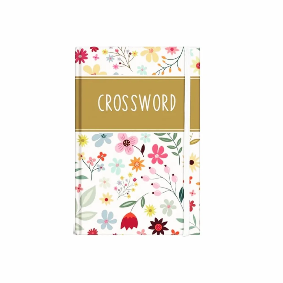 Juego de 2 libros de viaje A6 sudoku crucigramas floral