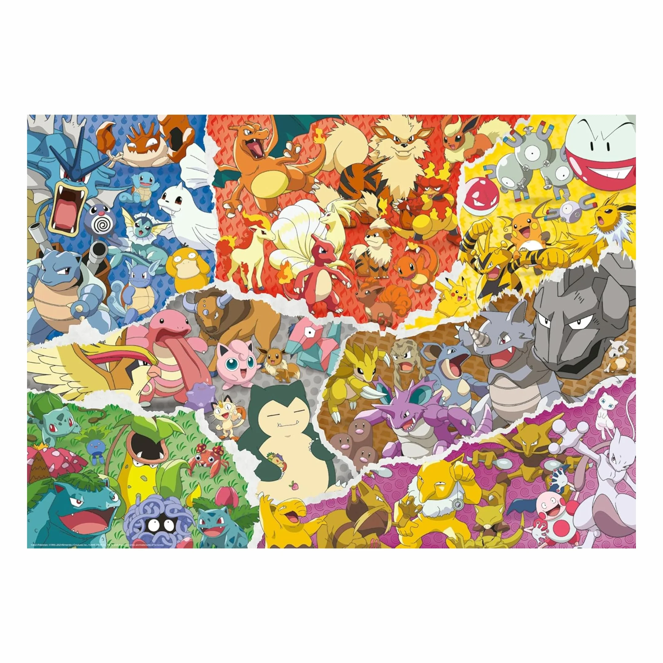 Ravensburger - Puzzle Pokemon | Puzzle 1000 Piezas | Puzzles Adultos 70x50cm | Puzzles Pokemon 1000 Piezas | Rompecabezas Adultos y Niños +14 años