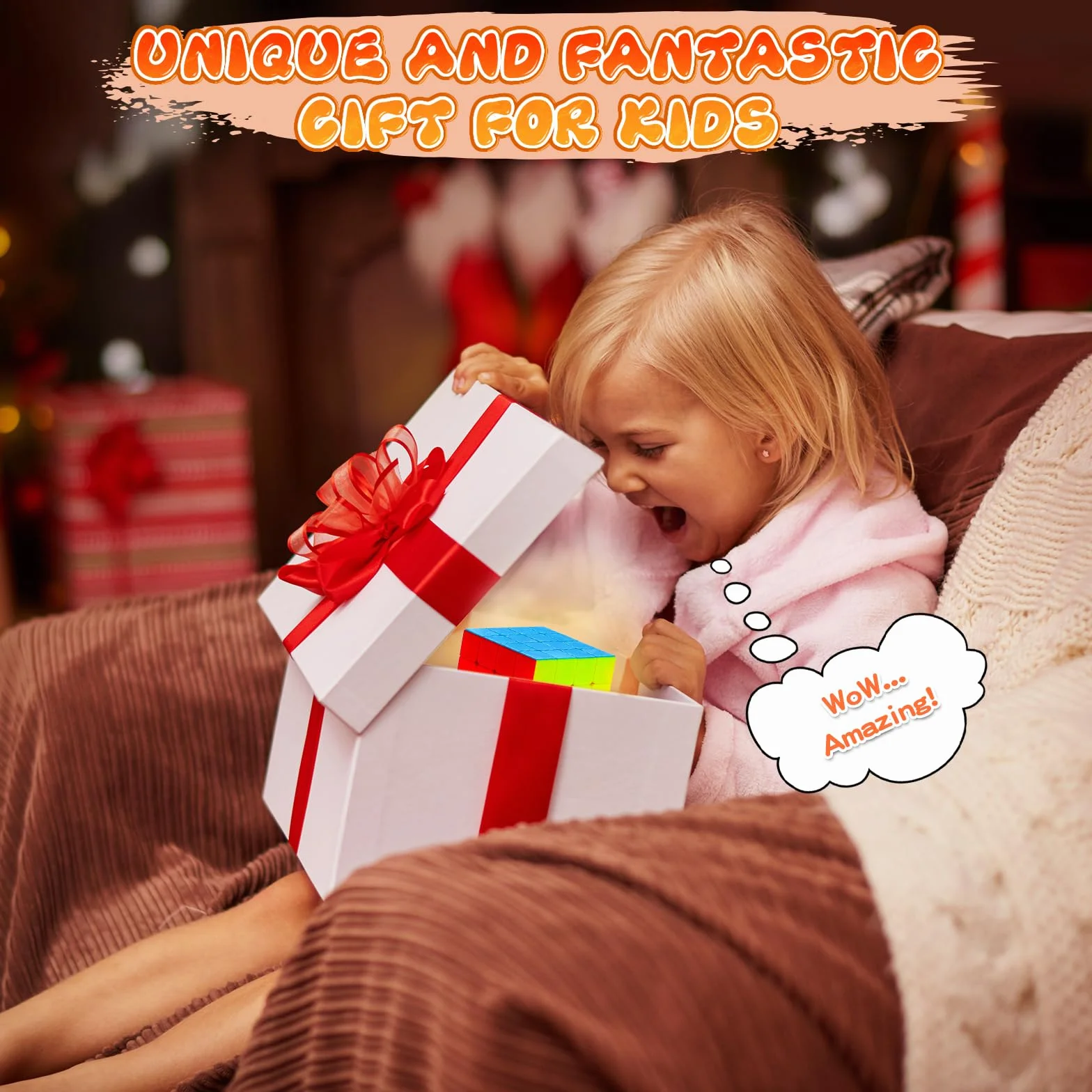 6 Pack Speed Cube Set, Rompecabezas Cubo Mágico 2x2x2 3x3x3 4x4x4 Pyraminx Megaminx Skewb Smoothly Stickerless Magic Cubes Puzzle Cube Toy para Niños y Adultos