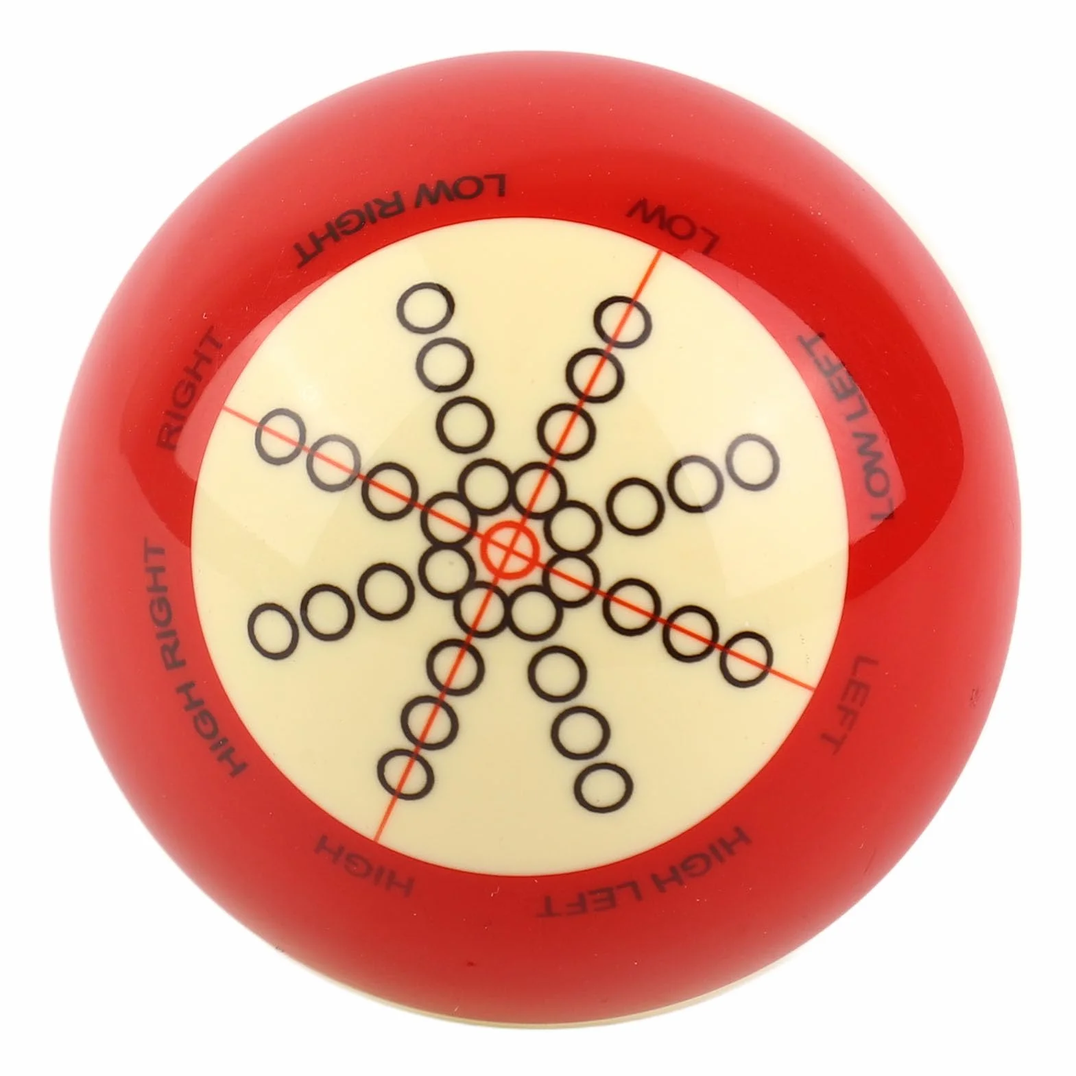 Bola de billar de resina 57,2 mm para taco