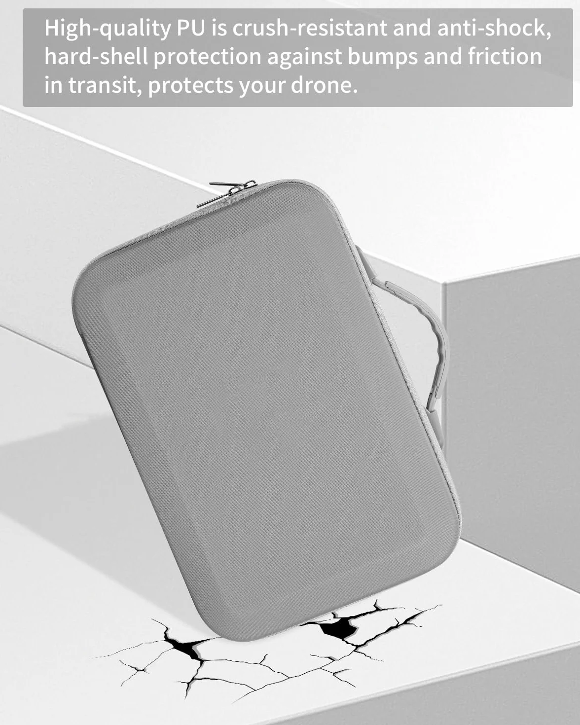 Bolsa para dji Neo Drone, Estuche Funda de Transporte, Bolsa de Almacenamiento Rígido Protectora para dji Neo Drone, Controlador y Accesorios，Gris