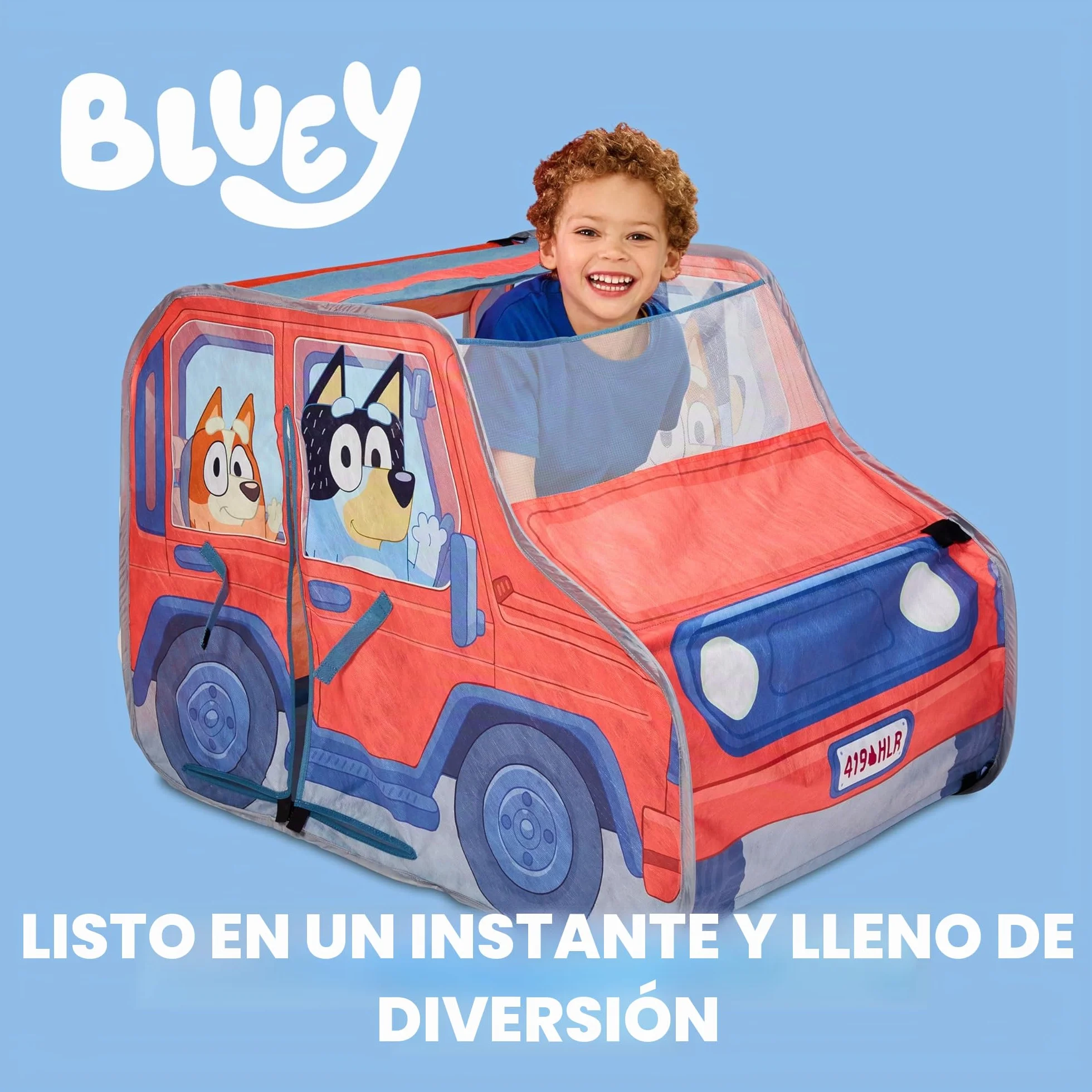 Bluey 13181 Heeler 4WD Pop Up Play - Tienda de campaña Familiar