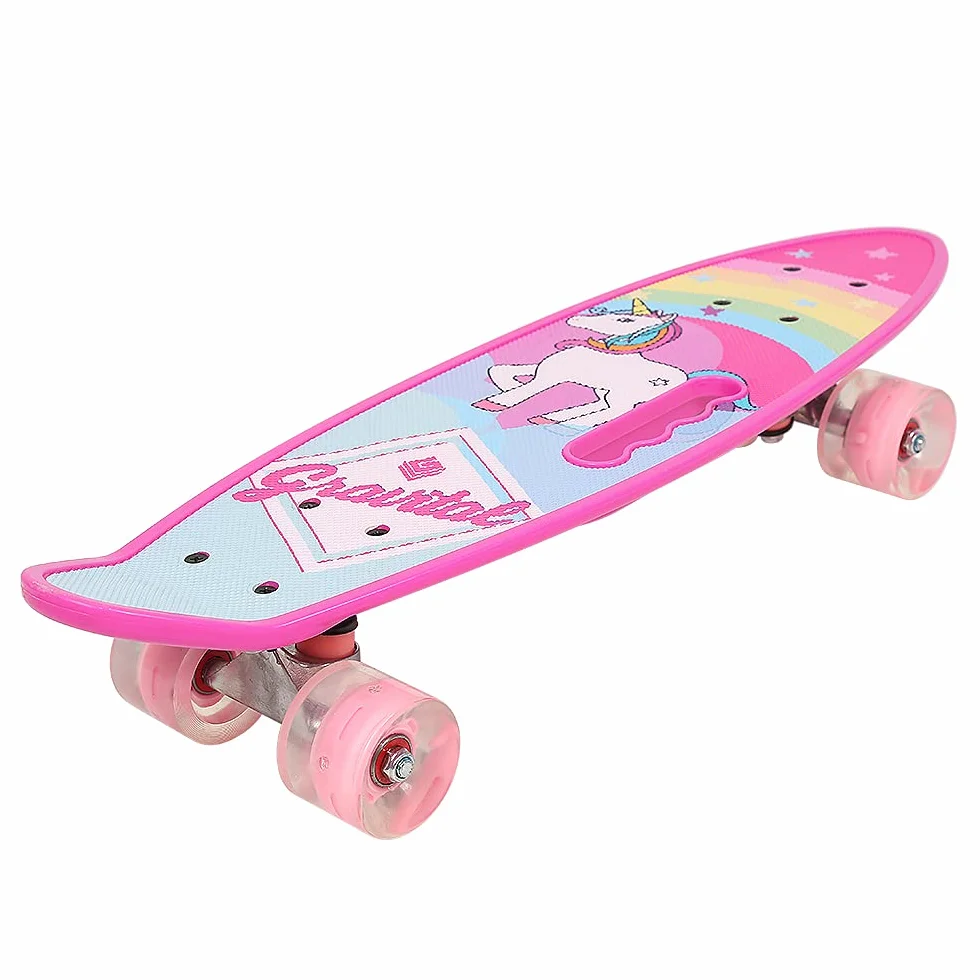 Skate Completo Monopatín Principiantes Estrellado Ruedas PU - Skateboard Niño, Monopatín Niños Patinete Rodamientos Penny Board Adulto Adolescente Joven