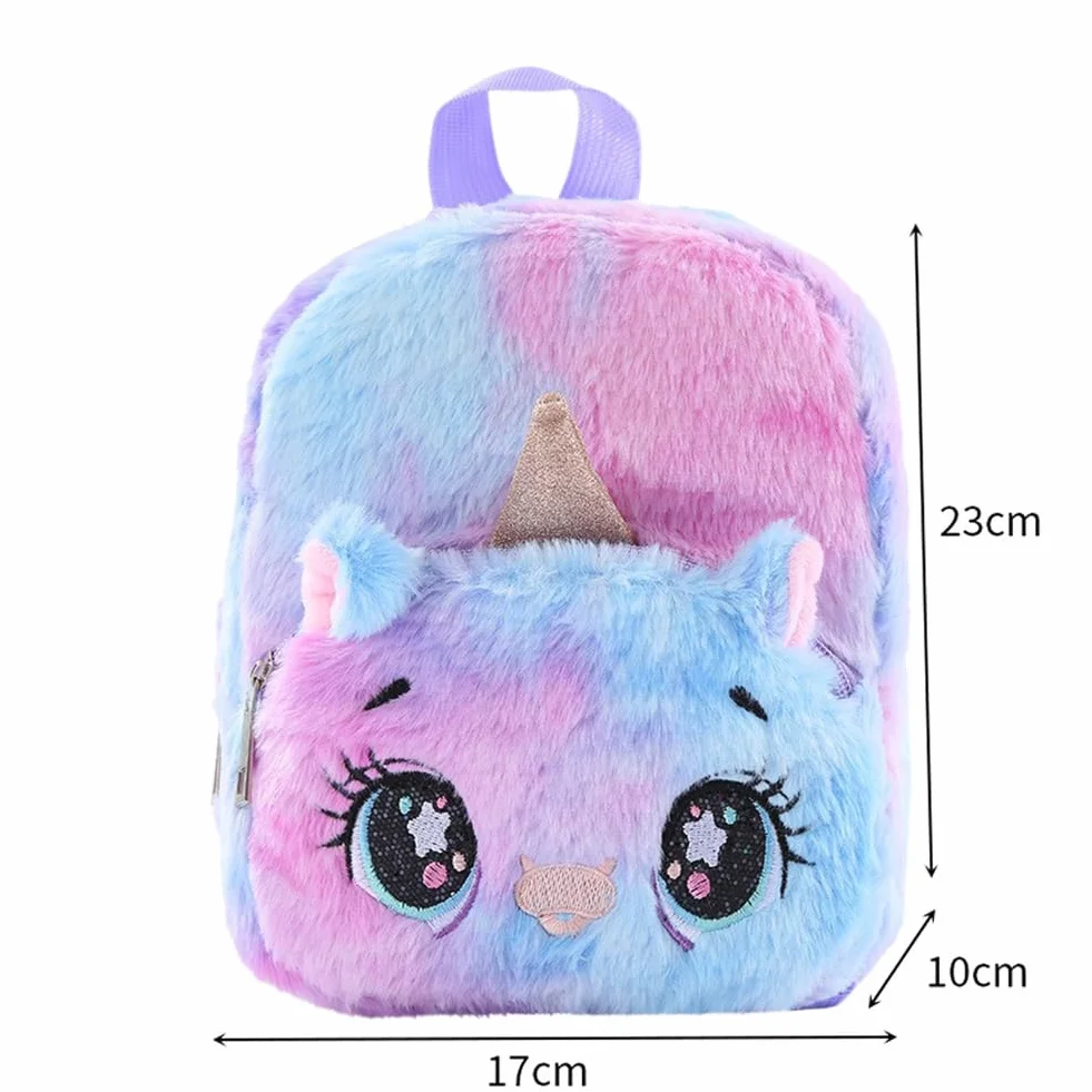 Unicornio Peluche Mochila para Niño Mochila Escolar Bolsa de Viaje
