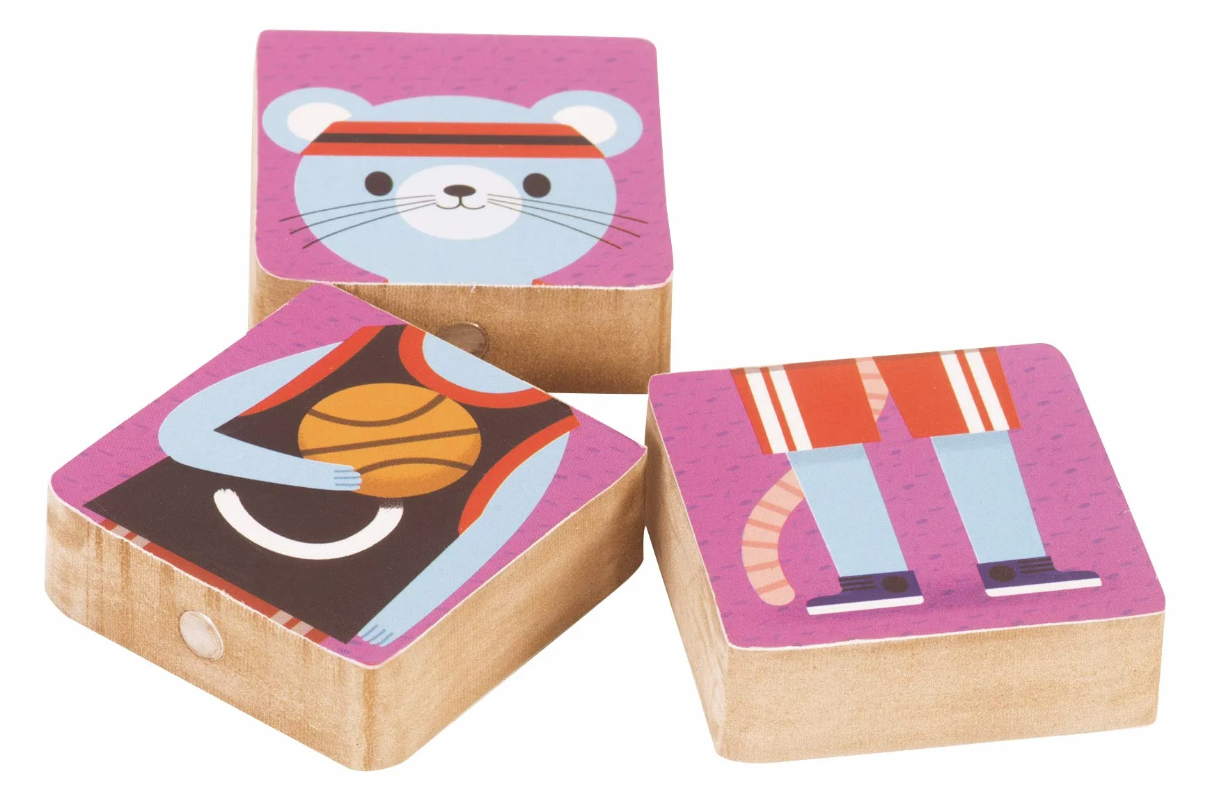 Fiesta- Mix and match magnetic animals, Multicolor (T2926) , color/modelo surtido