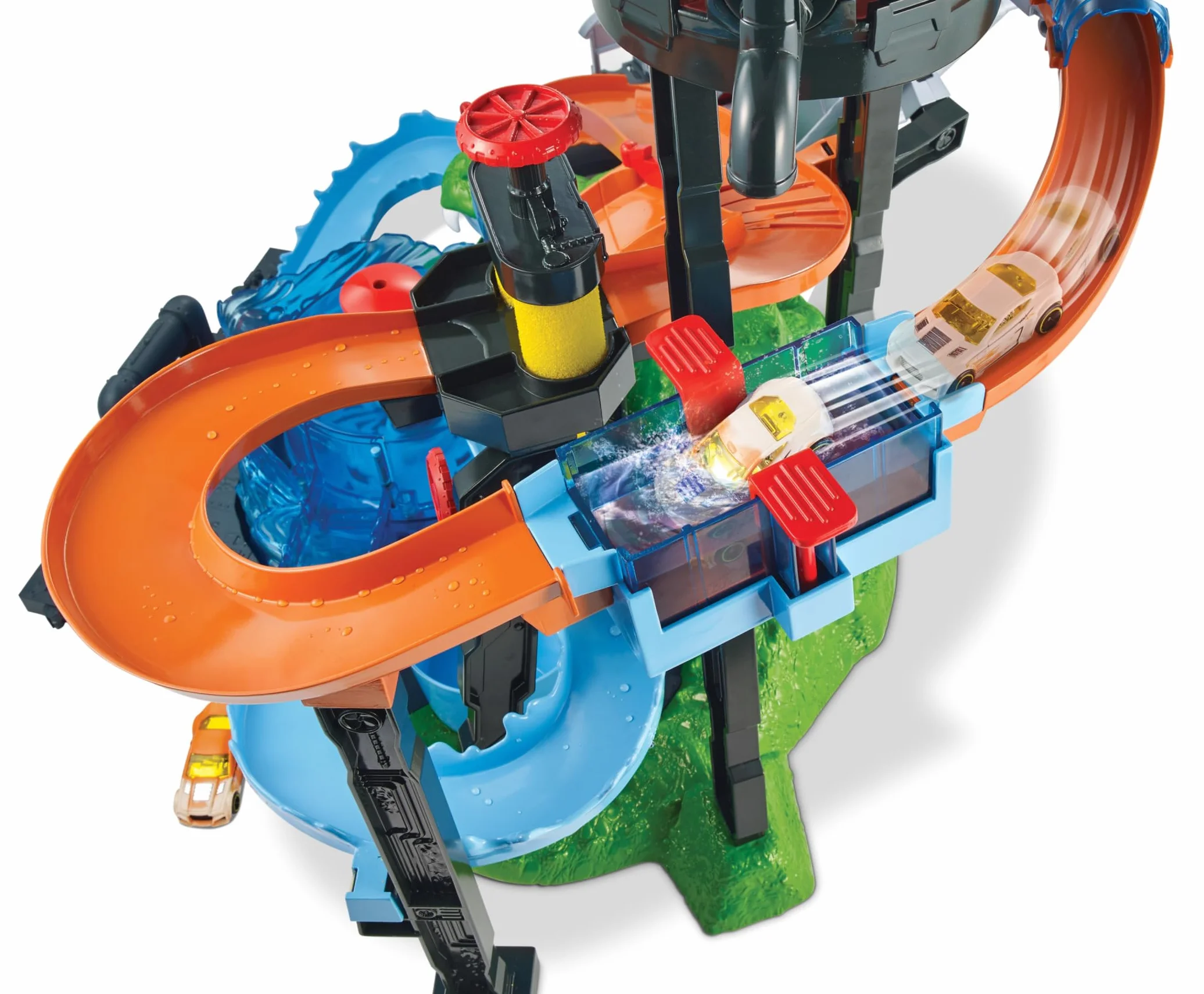 Hot Wheels Cocodrilo Destructor, pista de coches de juguete (Mattel FTB67)