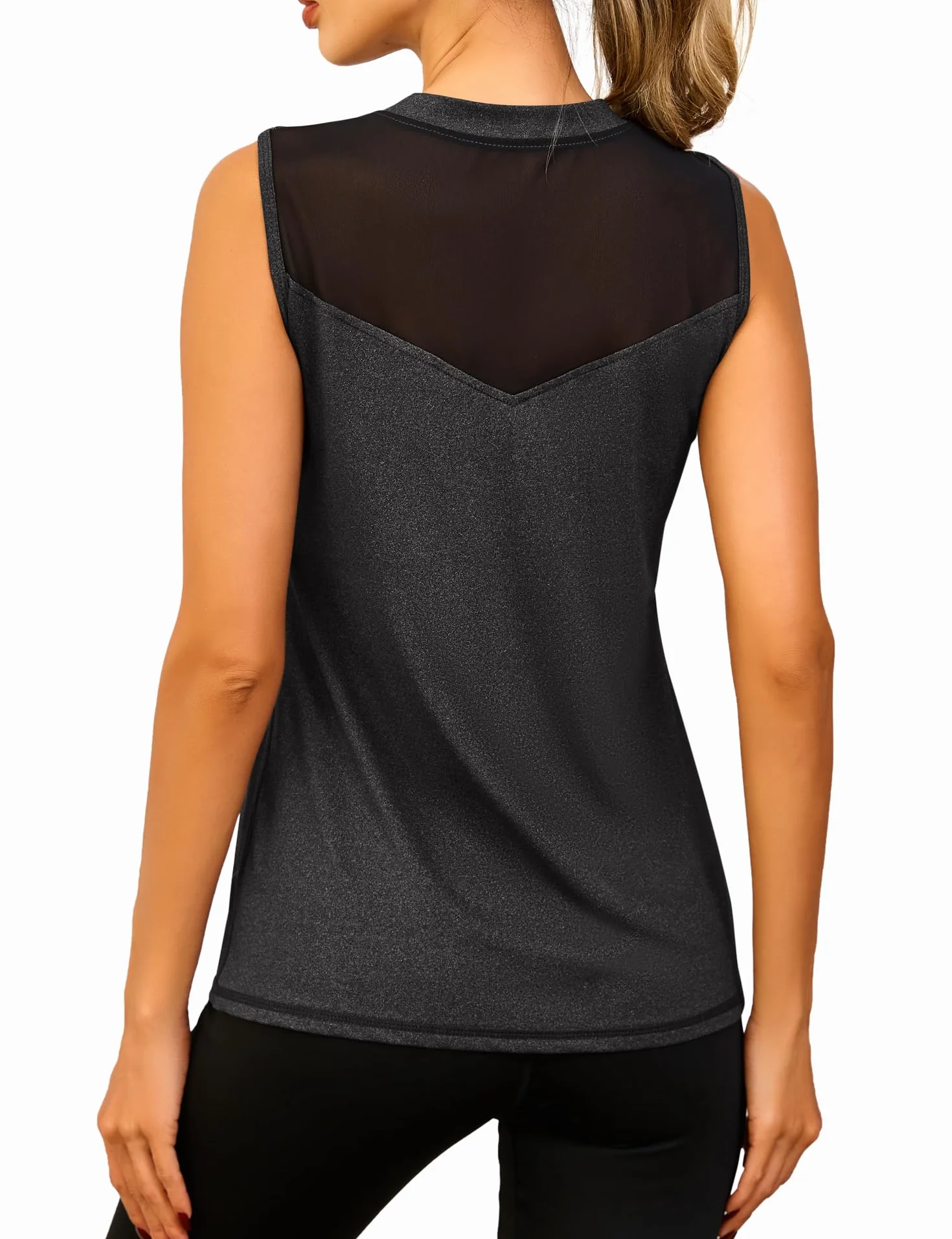 Camiseta Tirantes Deportiva Mujer sin Mangas Yoga Fitness Top