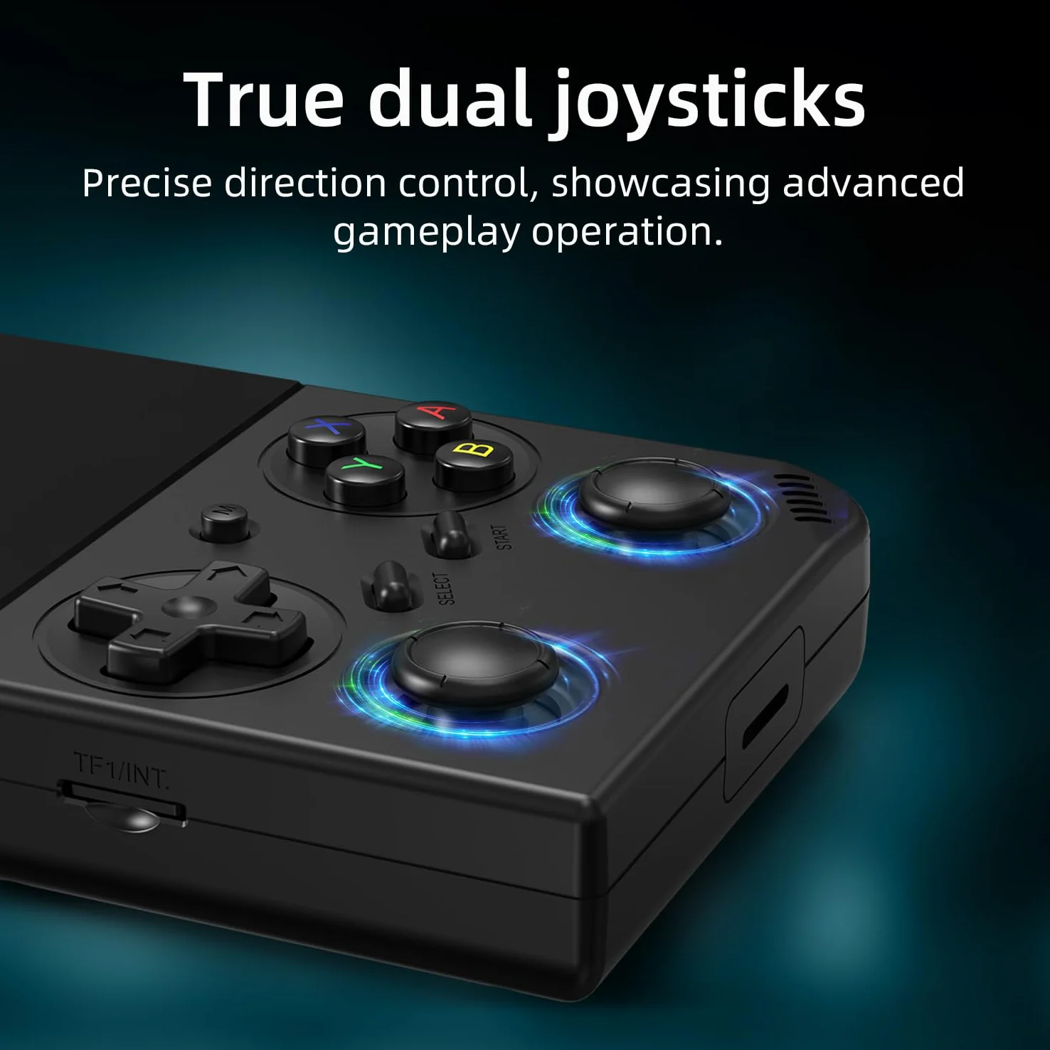 Classic Up Linux - Consola de juegos portátil de 3.5 pulgadas, pantalla IPS con una tarjeta 64G precargada 4969 juegos, soporta 5G WiFi, Bluetooth, HDMI y salida de TV de 3200 mAh