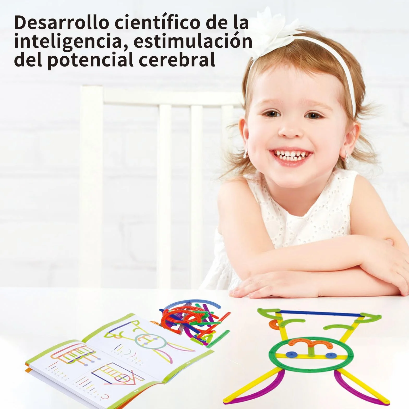 Juguetes Montessori 3-5 Años, Puzzle Tangram Rompecabezas Niños, Educativos Motricidad Fina Coordinación Ojo-Mano