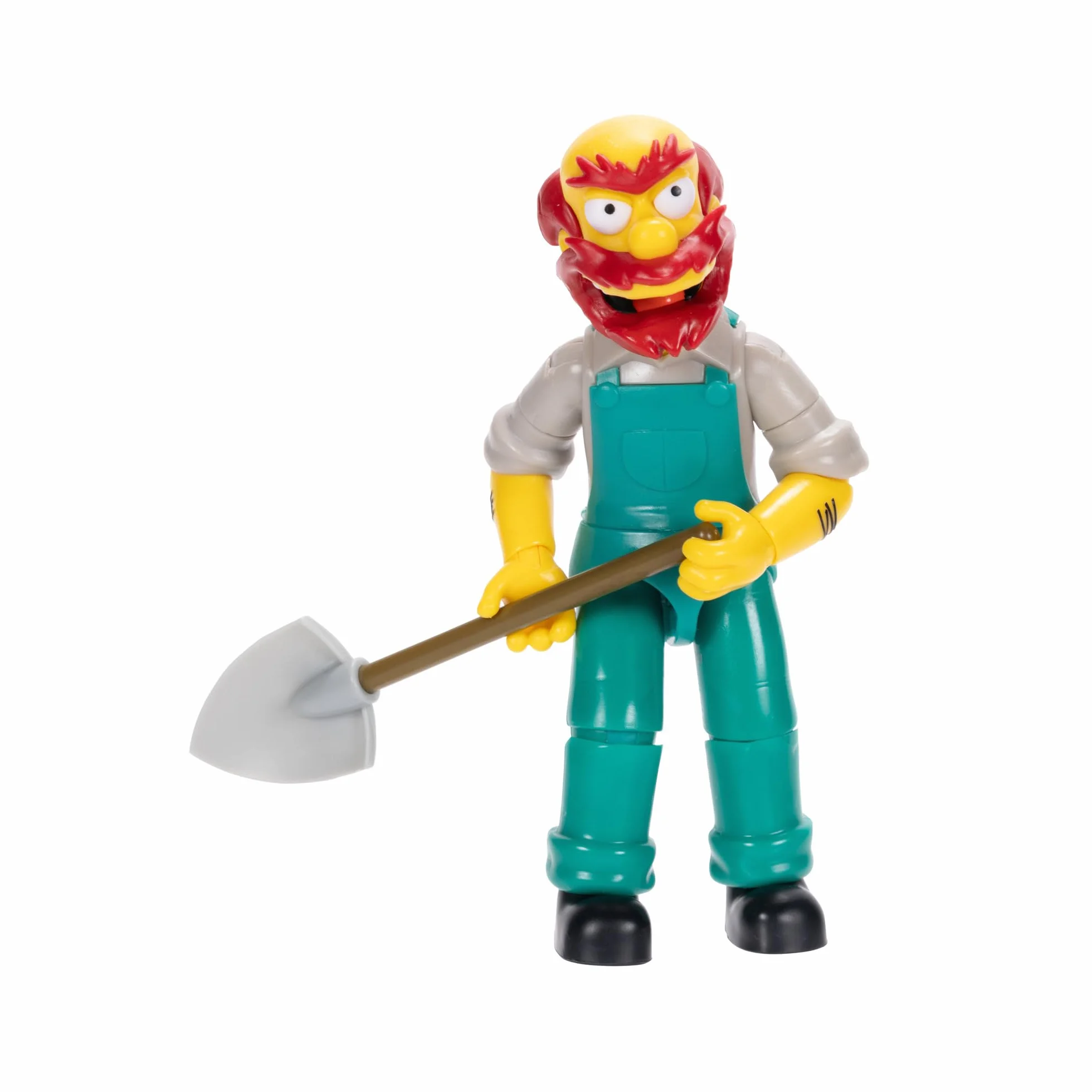 Los Simpsons - Figura Groundskeeper Willie de 13 cm Totalmente articulada - Figura Coleccionista de los Simpsons - para Niños 3 Años +