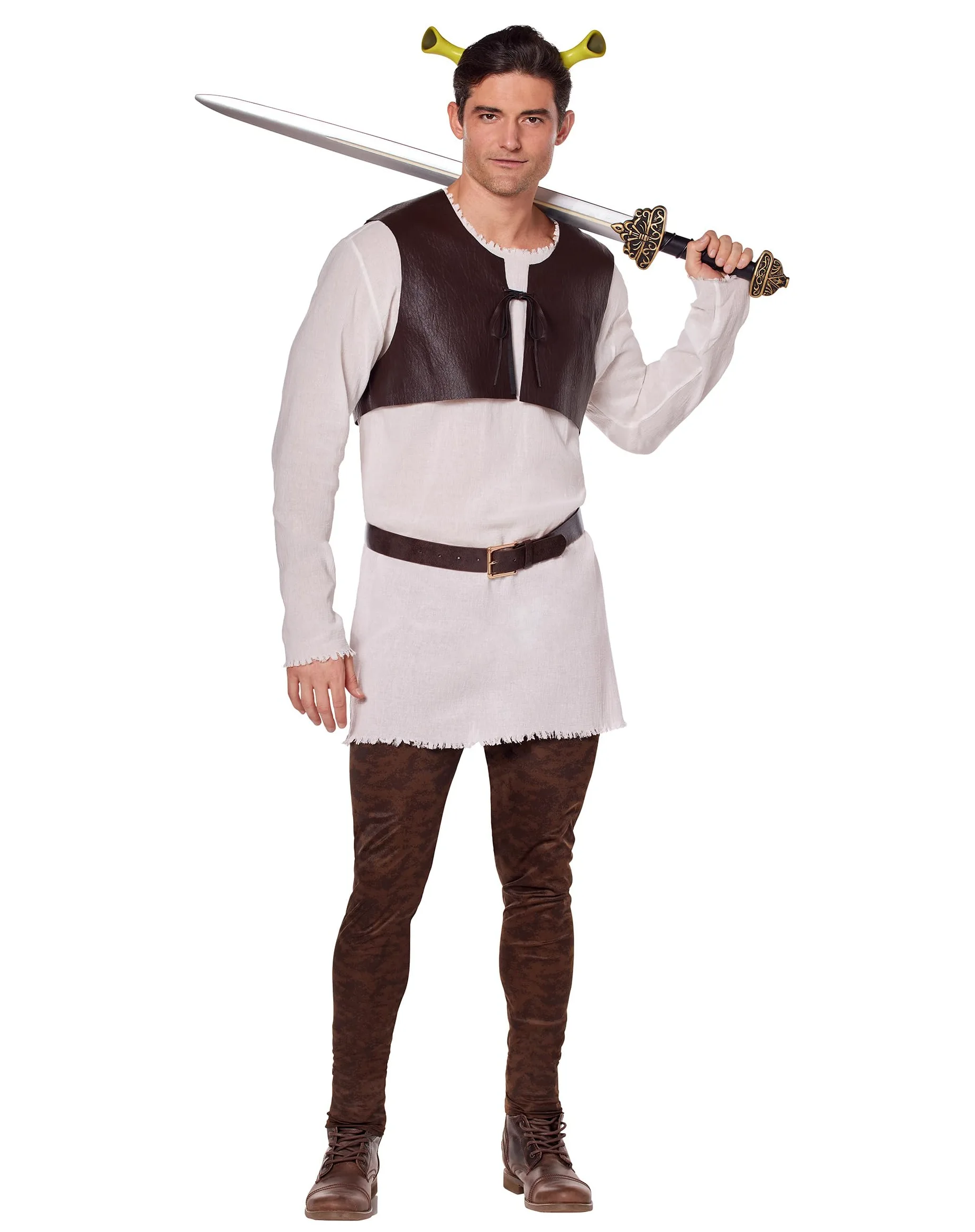 Spirit Halloween Disfraz de Shrek para adultos | Licencia oficial | Disfraces de TV y películas | Disfraces de cosplay | Disfraces de grupo