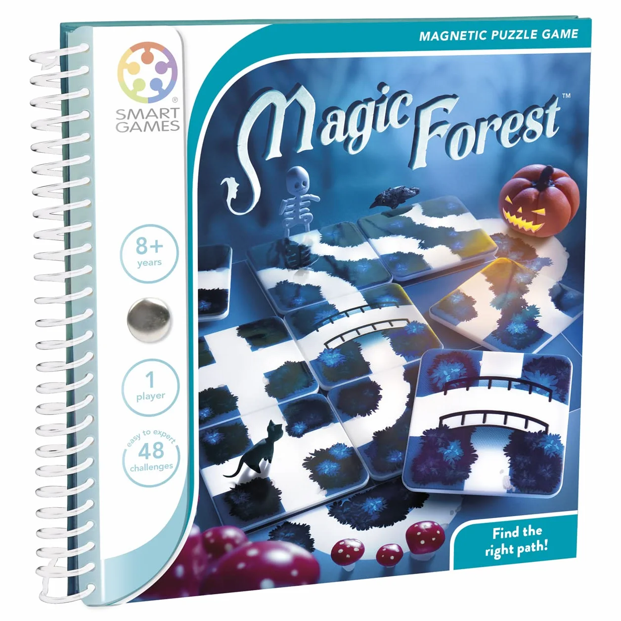 smart games - Magic Forest, Magnetic Puzzle Game with 48, 8+ Years