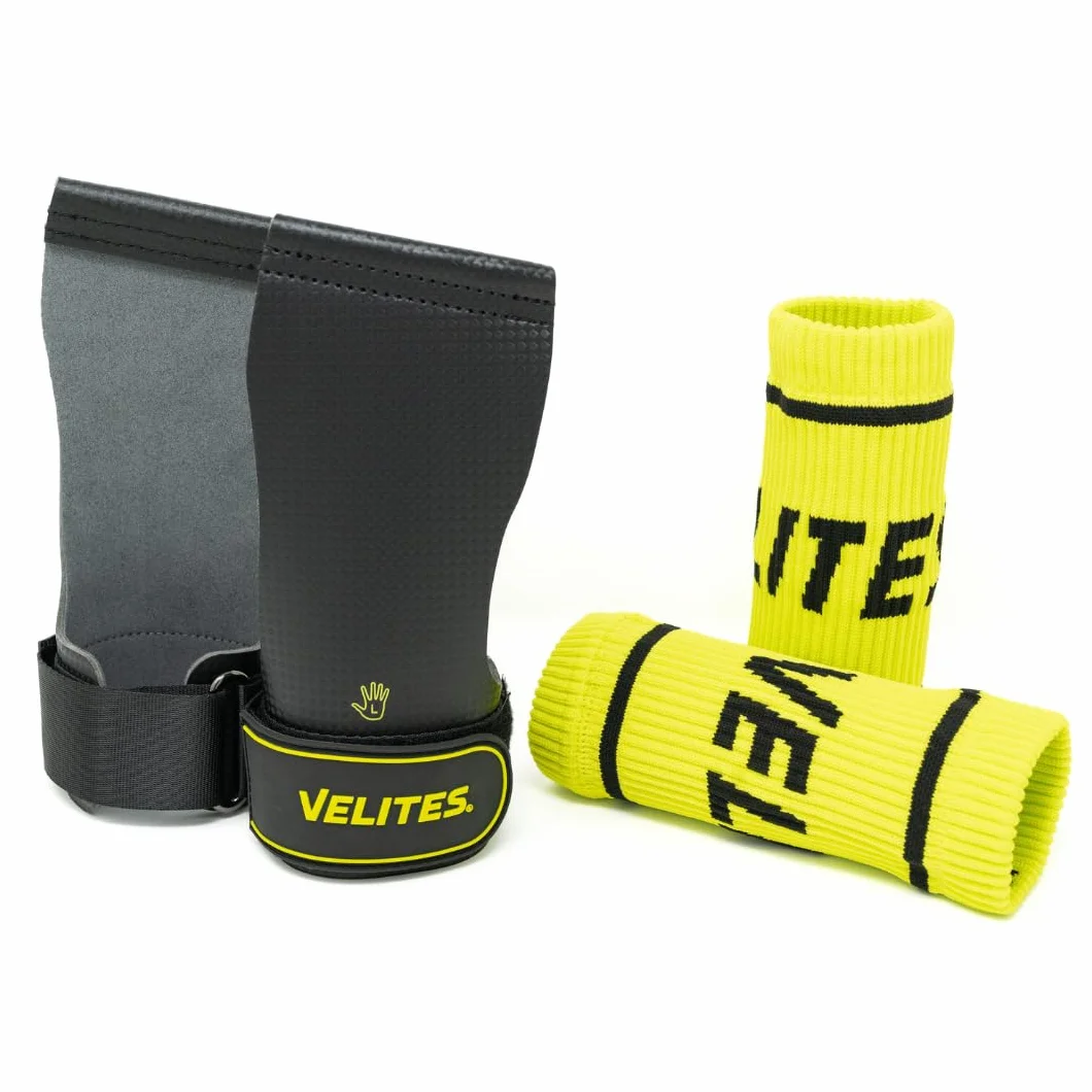 Velites Quad Carbon Calleras Profesionales para Atletas de Cross Training 100% Veganas Muñequeras de Tela
