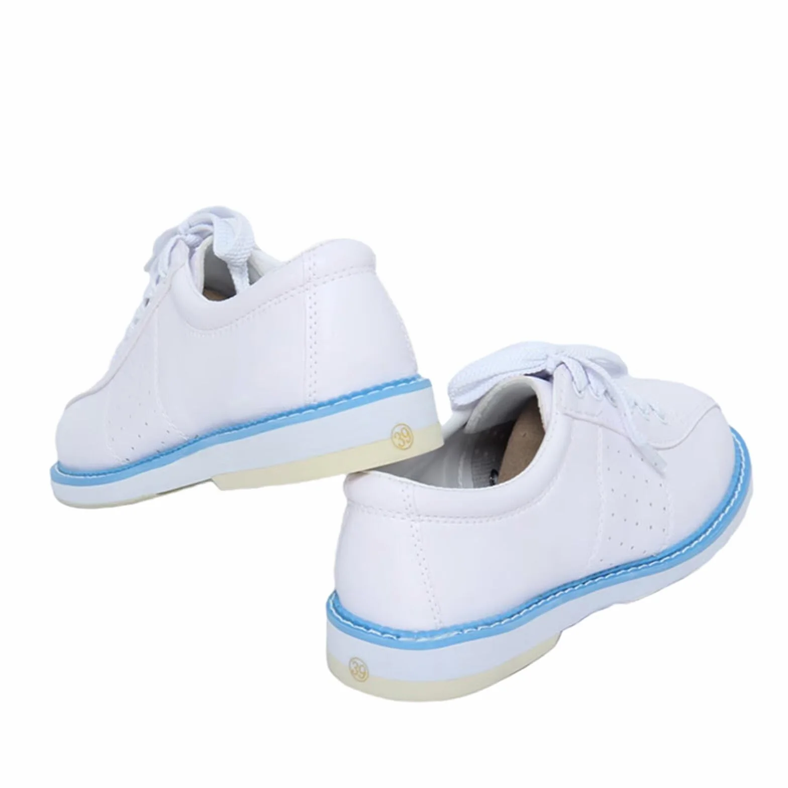 Zapatos de Bolos Antideslizantes Transpirables Cuero PU para Mujer y Hombre