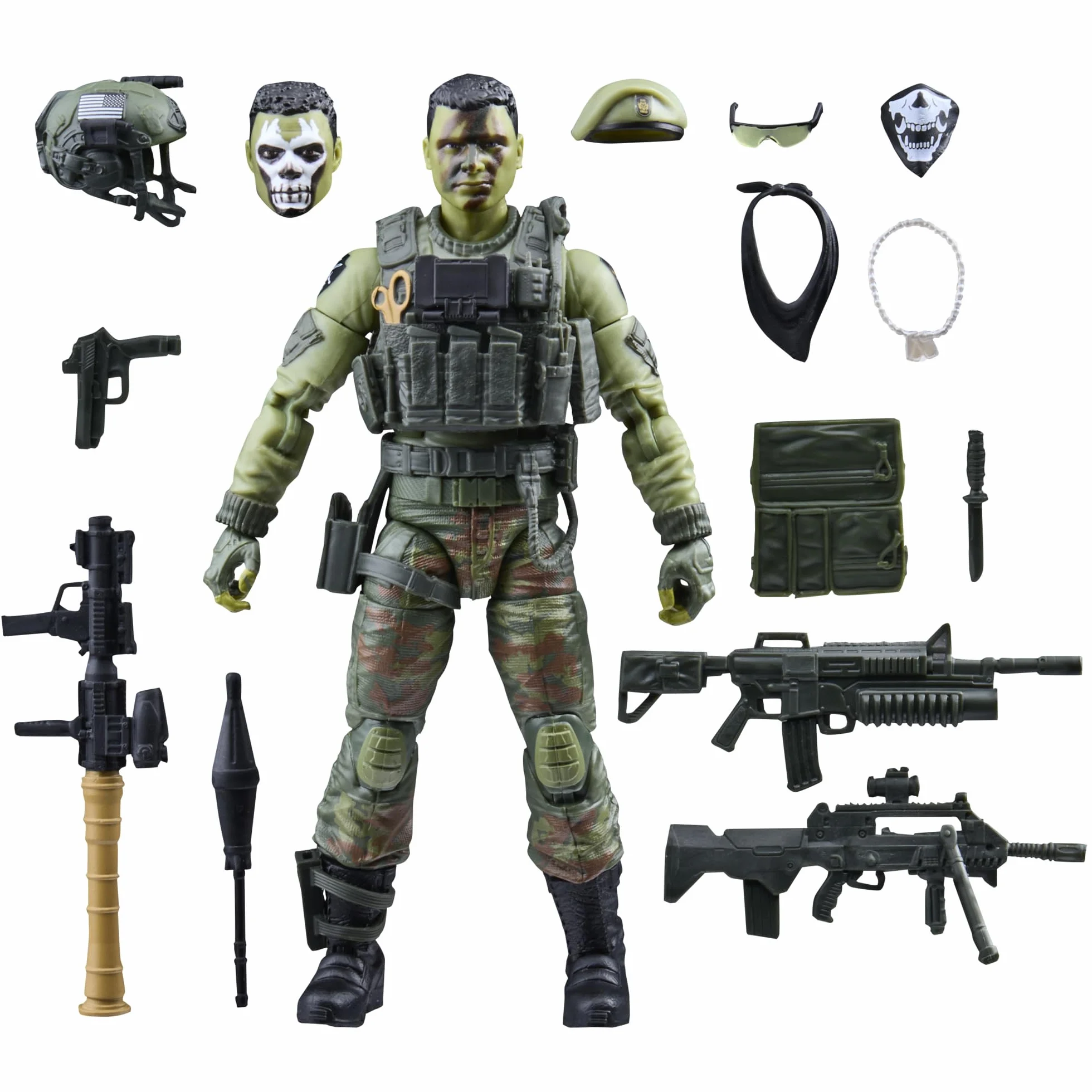 G.I. Joe Classified Series, Legacy Collection, Soldado de acción - Fuerzas Especiales, Set de Figura Coleccionable de 15 cm con 16 Accesorios
