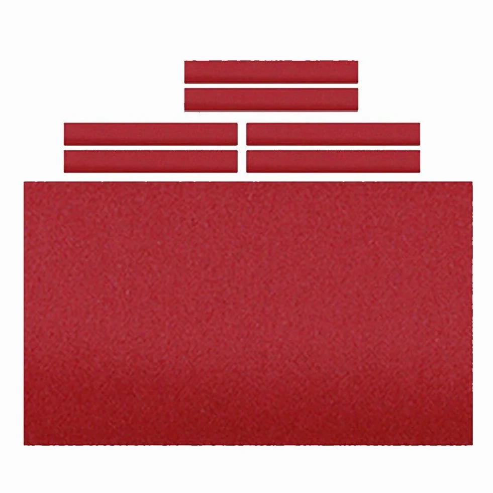 Mantel para Billar de 9 Pies con Tiras de Cojín, Fieltro Premium, Cubierta para Mesa de Billar