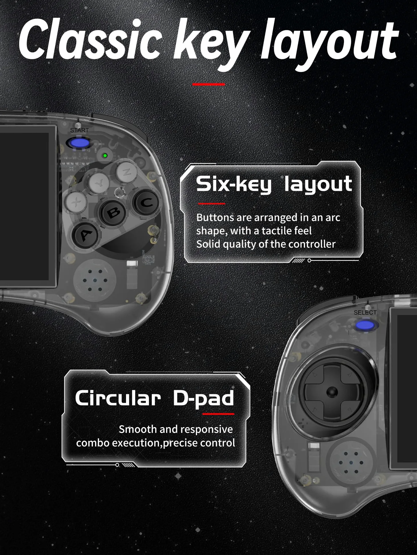 RG ARC-S - Consola de juegos de mano retro con pantalla IPS de 4 pulgadas, sistema Linux RK3566 CPU 64 bits, reproductor de videojuegos integrado con batería de 3500 mAh compatible con Bluetooth 4.2 y