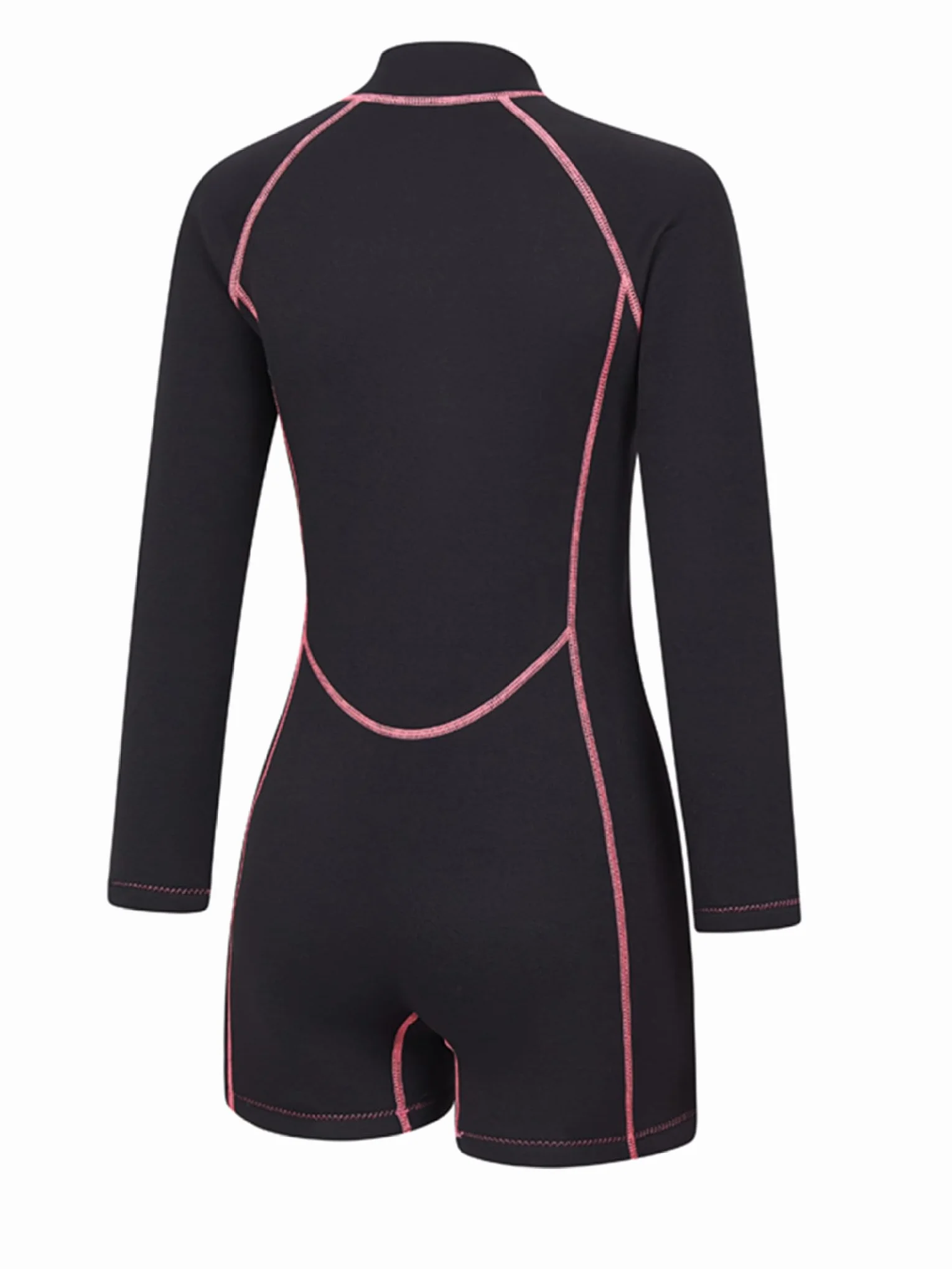 Traje de Neopreno Corto Mujer 2,5 mm Manga Larga para Surf Snorkeling Natación