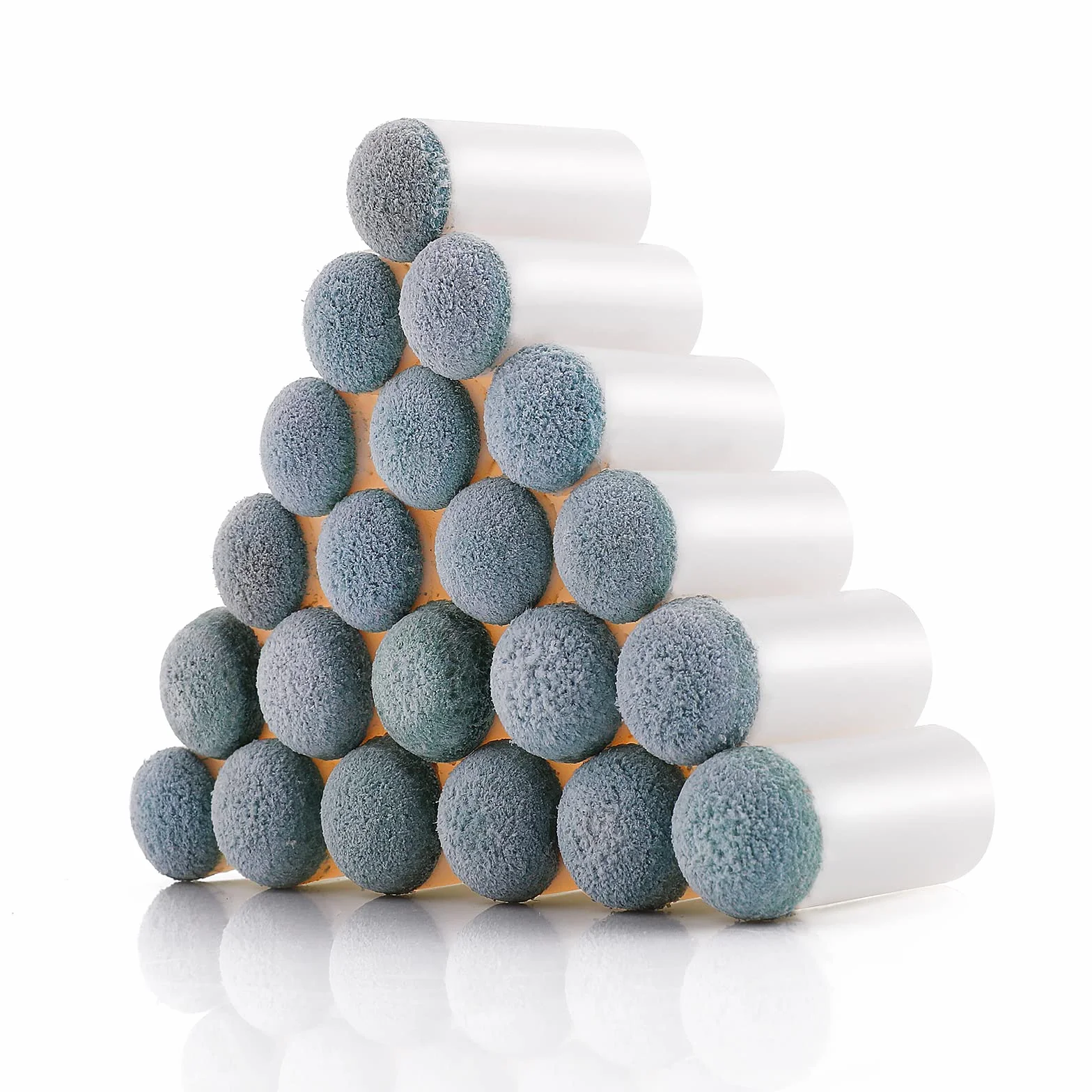 Puntas de taco de billar de repuesto 13 mm, 24 piezas, ajuste deslizante