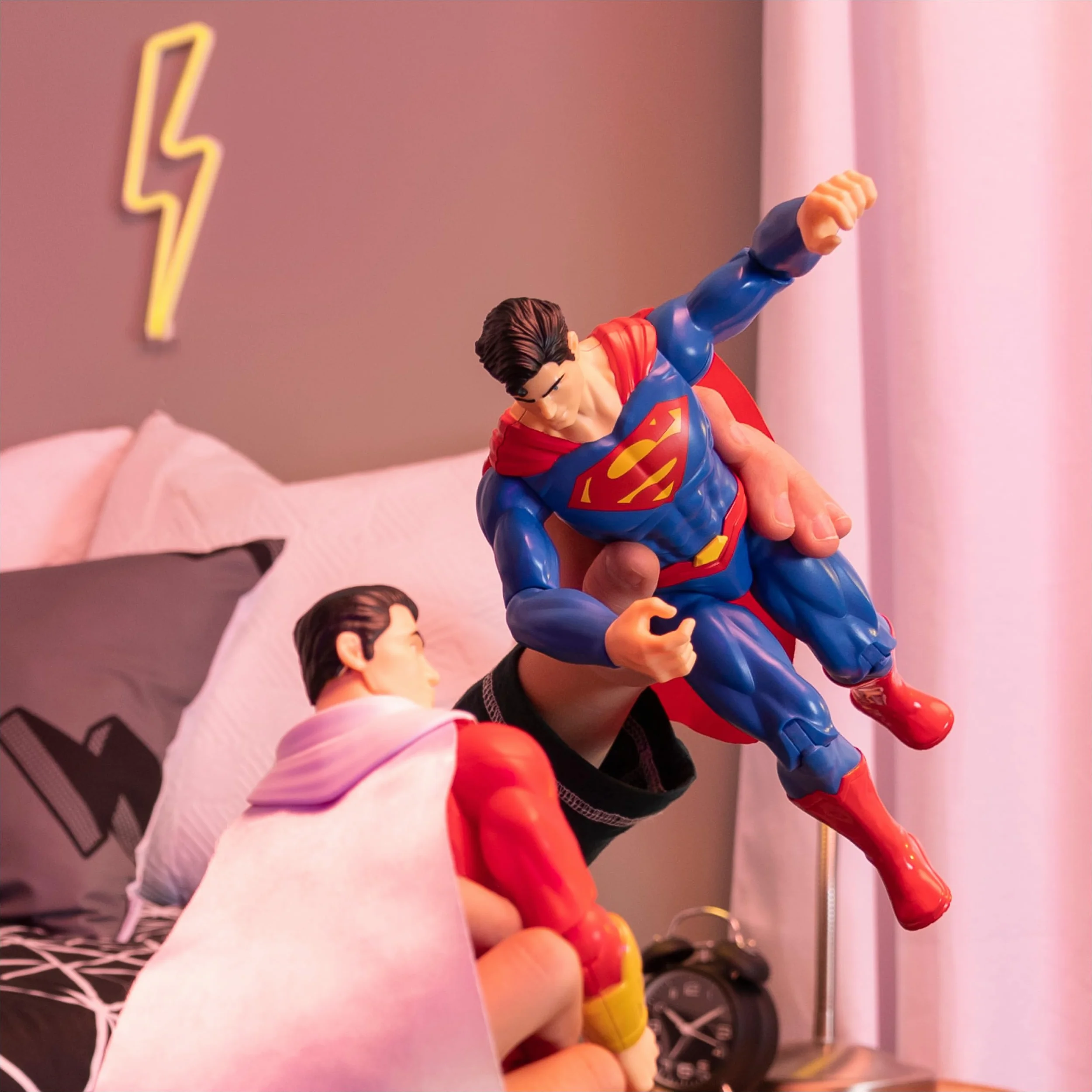 DC Comics Superman Figura 30 cm Articulada Coleccionable Juguete Niño 3+ años