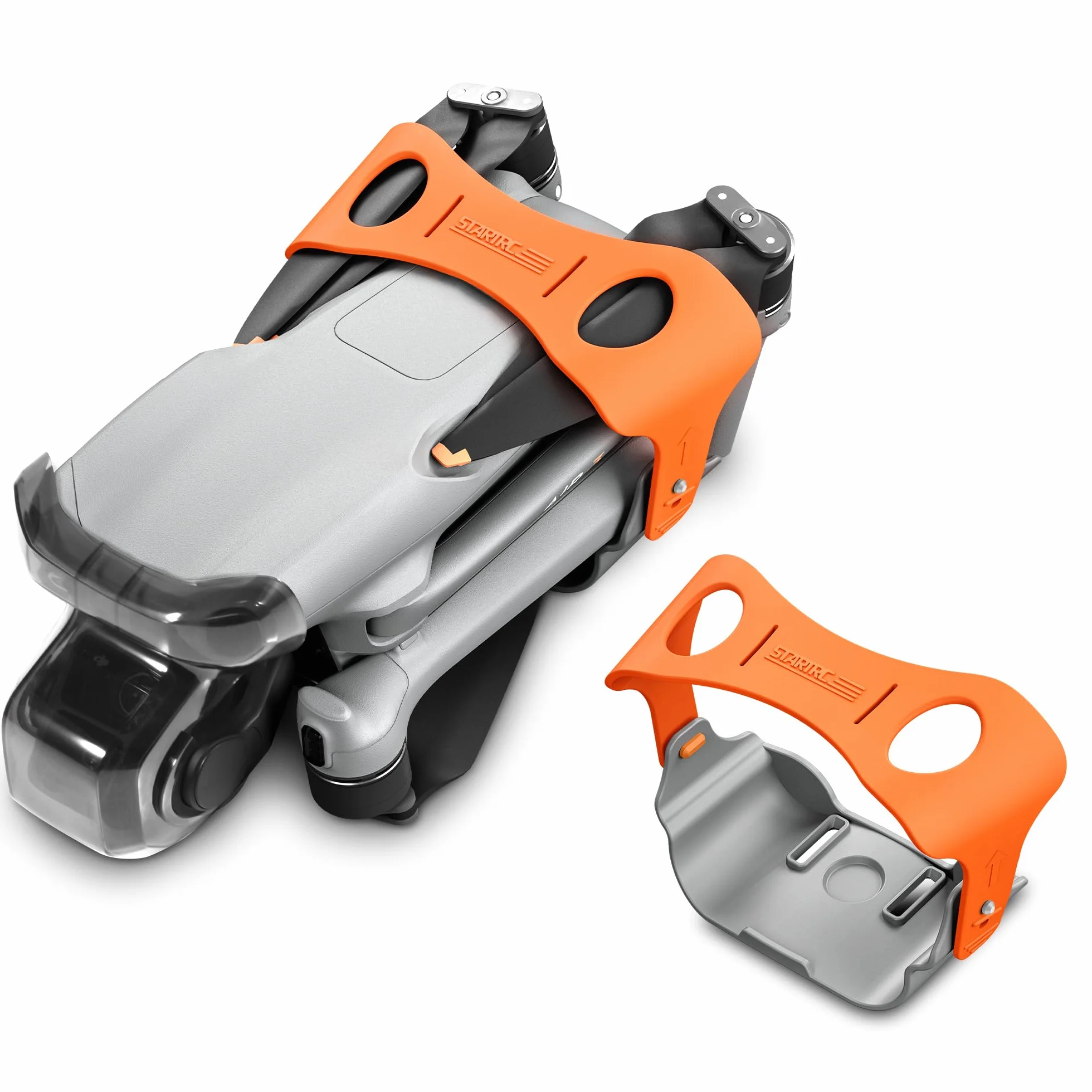 STARTRC Protección para accesorios DJI Air 3S/Air 3, fijador y soporte de hélice, protector actualizado (naranja)