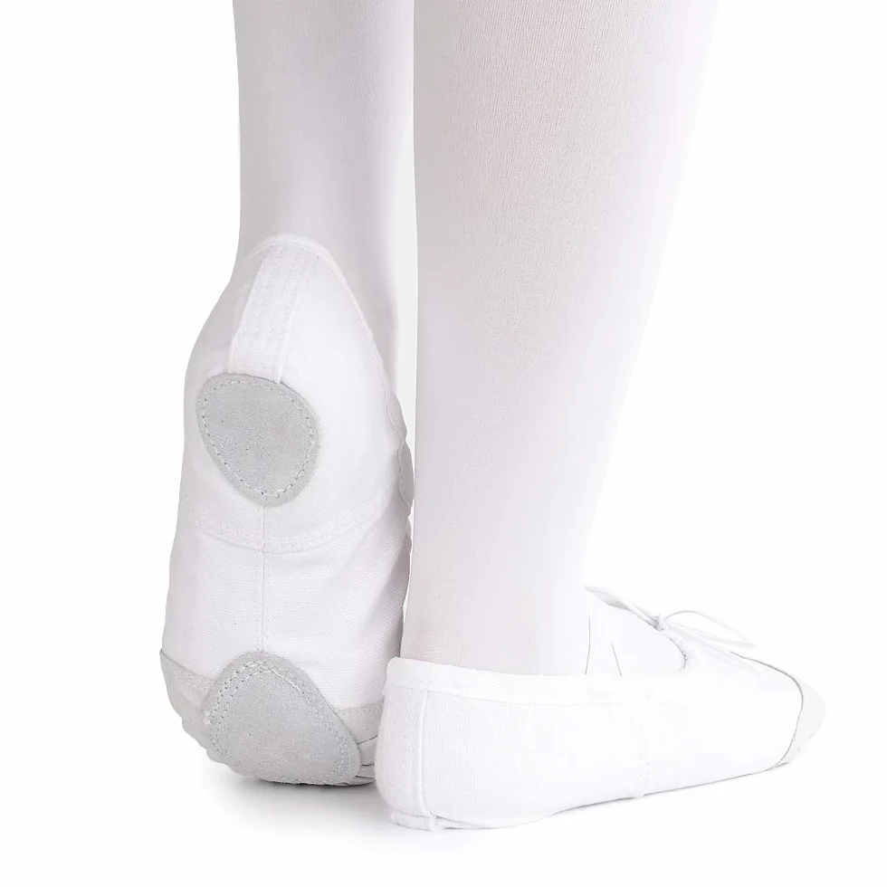 Soudittur Zapatillas de Ballet Suela Partida de Cuero Calzado de Danza Tallas 21-44