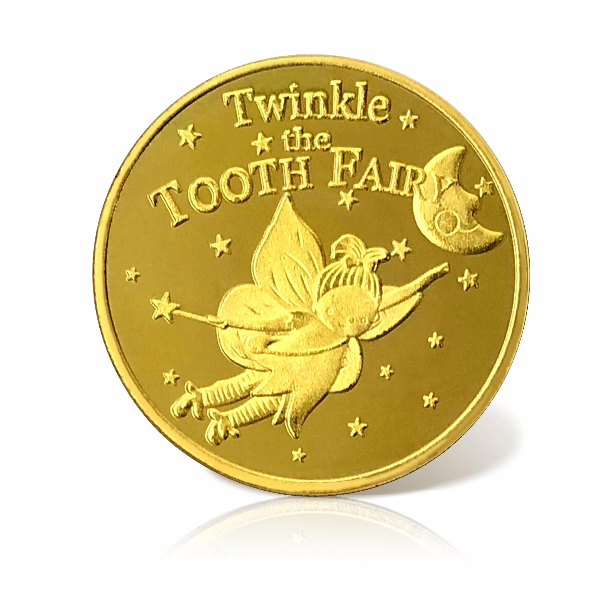 NLR Monedas Hada de Dientes [4 Unidades] Hada de Dientes Monedas Experiencia para el Diente perdido Niños