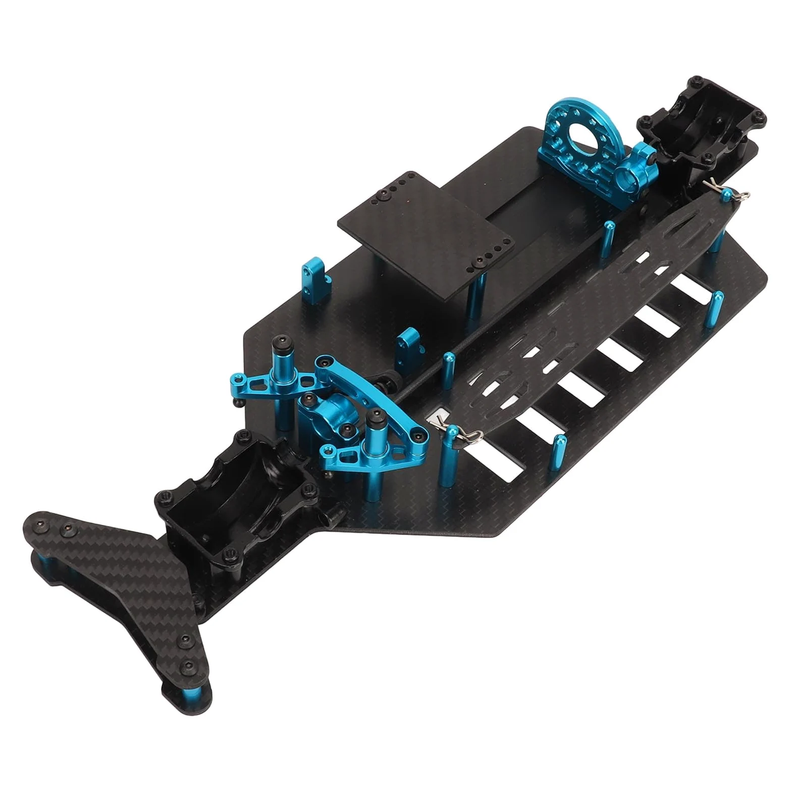 Chasis de Coche RC, Chasis de Fibra de Carbono de Coche RC de Repuesto para TT02B