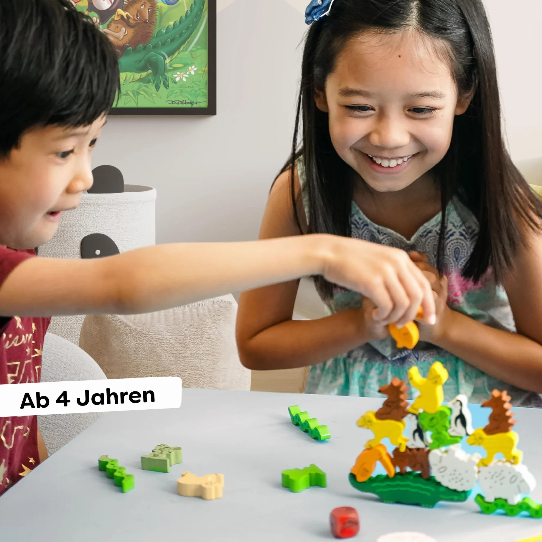 Haba Tier auf Tier Juego Infantil para apilar Animales