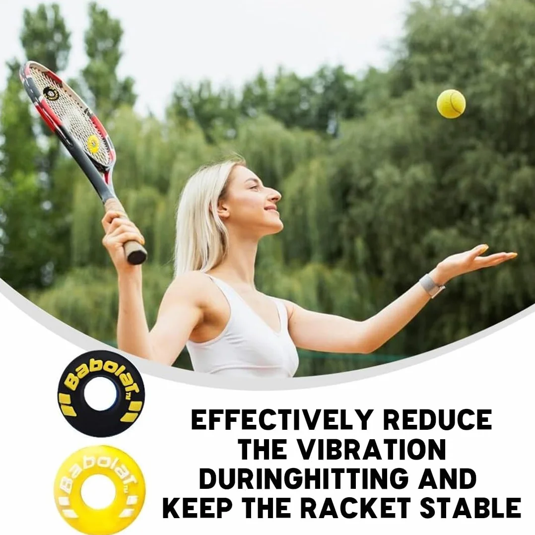 SULIUDAJI 8 Piezas Amortiguador Raqueta Tenis Silicona Antivibrador Accesorios Tenis Bádminton Squash
