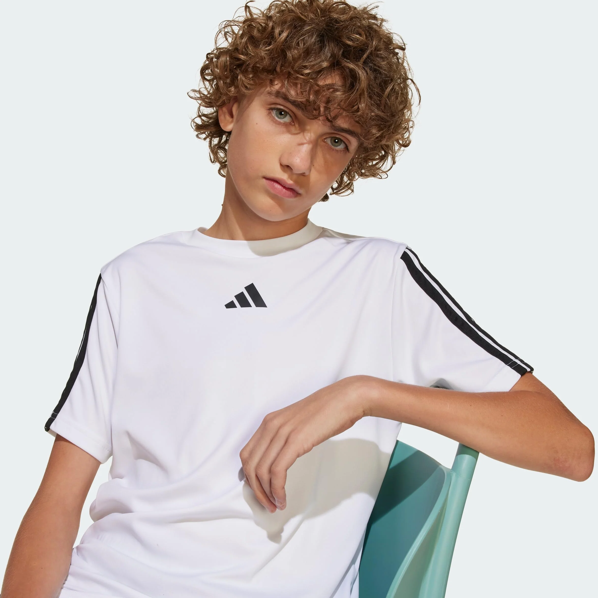 Adidas 3 Stripes Camiseta Manga Corta Niños