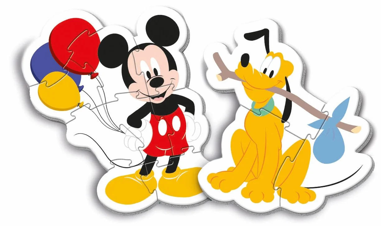 Clementoni Puzzle Infantil Mickey Mouse Progresivo 3-6-9-12 Piezas My First Puzzle A Partir de 2 años Multicolor
