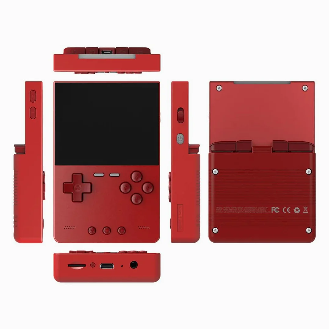 TRIMUI BRICK - Consola de juegos retro integrada en tarjeta TF de 128 G, pantalla IPS 3.2, sistema Linux, emulador portátil de videojuegos, juegos de arcade, para adultos y niños, regalos